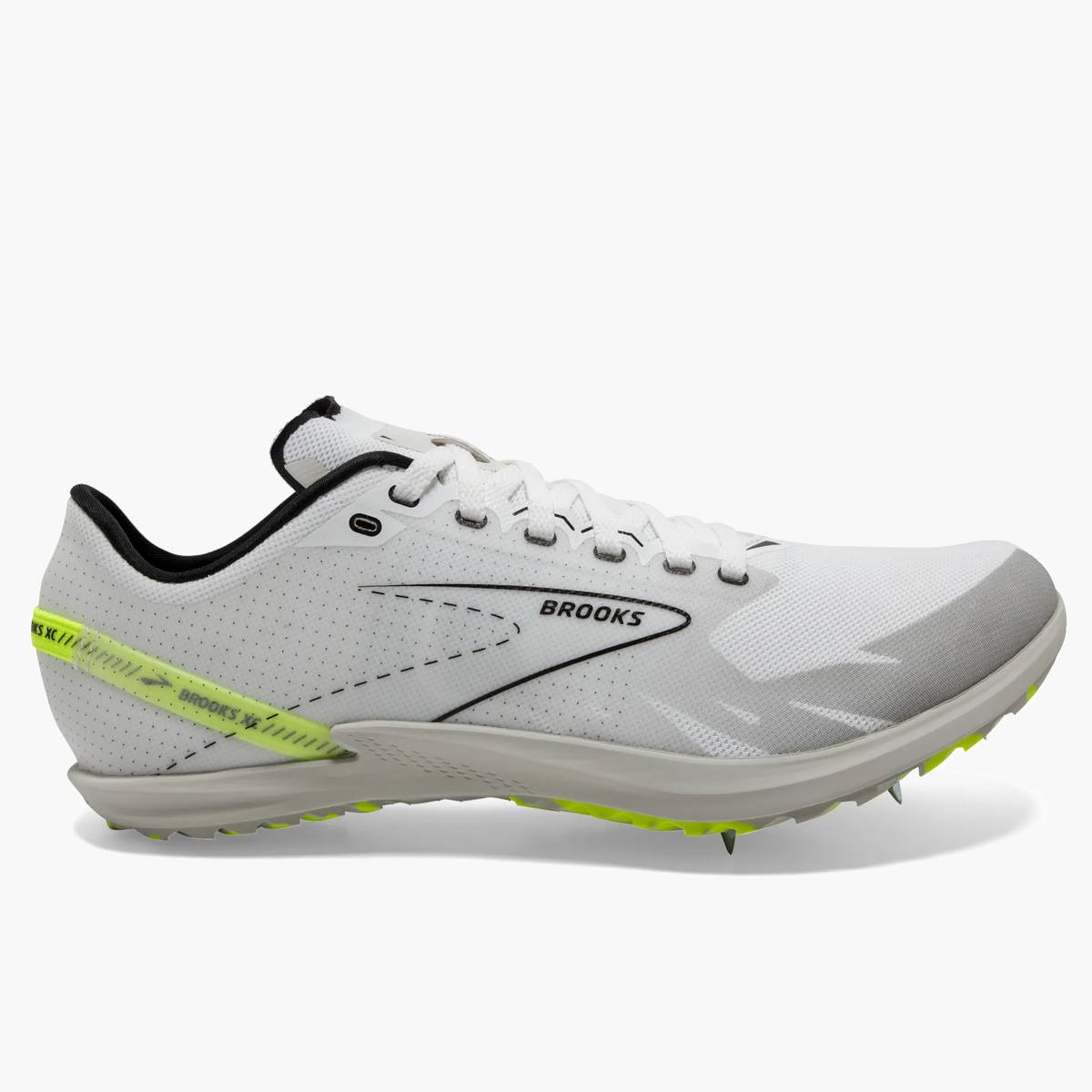 Lateral angle shot of All Gender Draft XC in White / Black / Nightlife