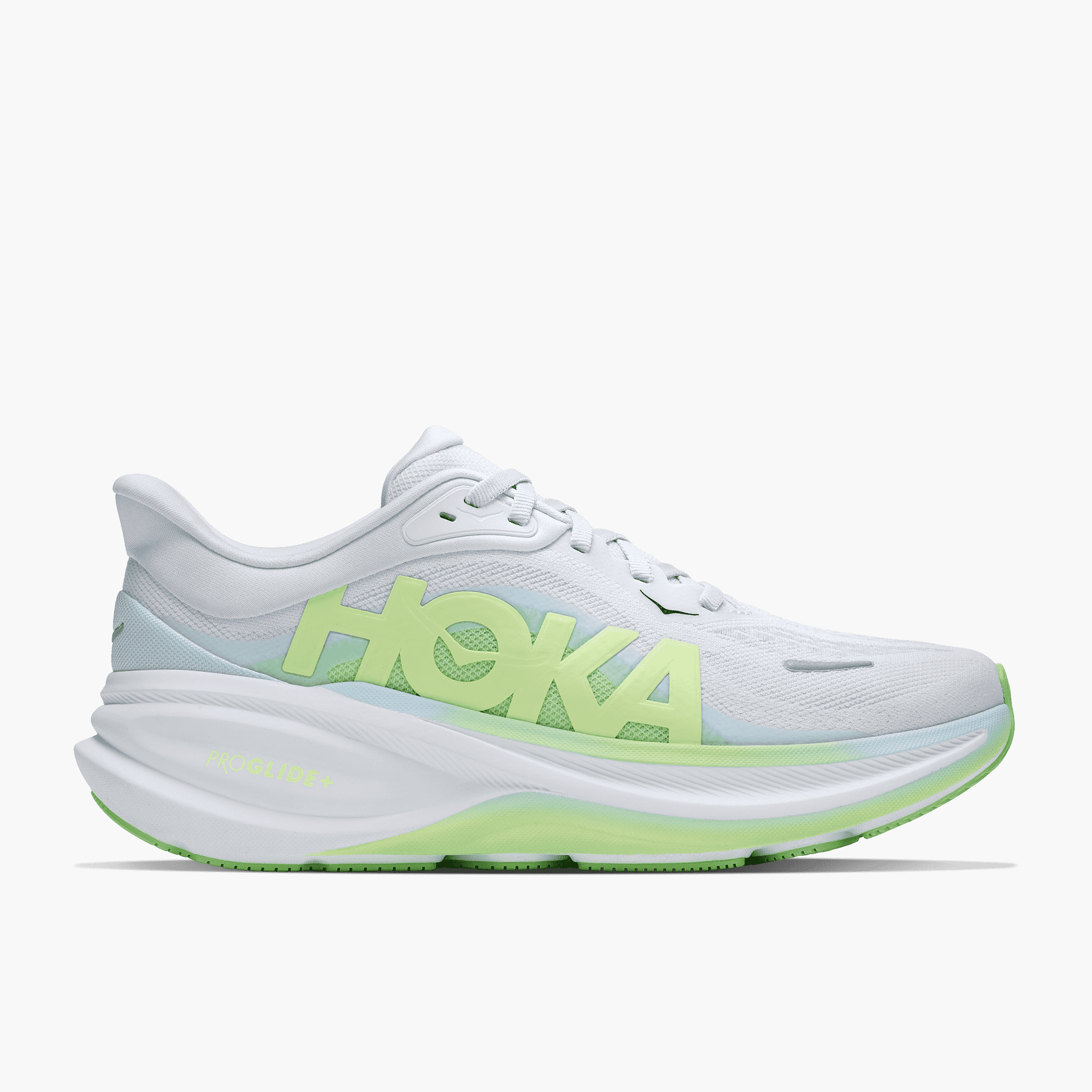 Lateral angle shot of Women's Clifton Pro in Cosmic Grey / Neon Yuzu