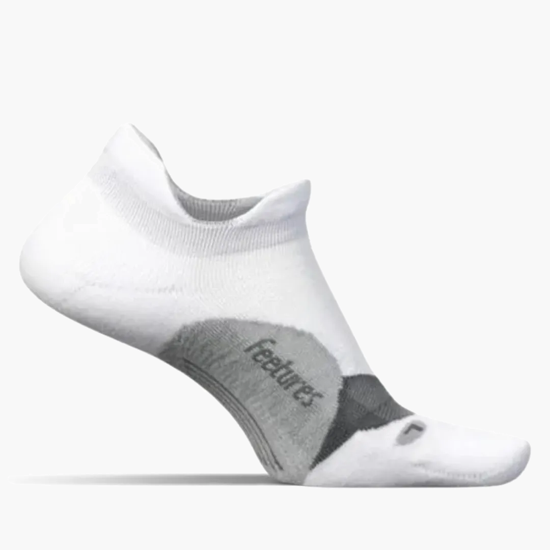 Elite Light Cushion No-Show Socks in White - 1