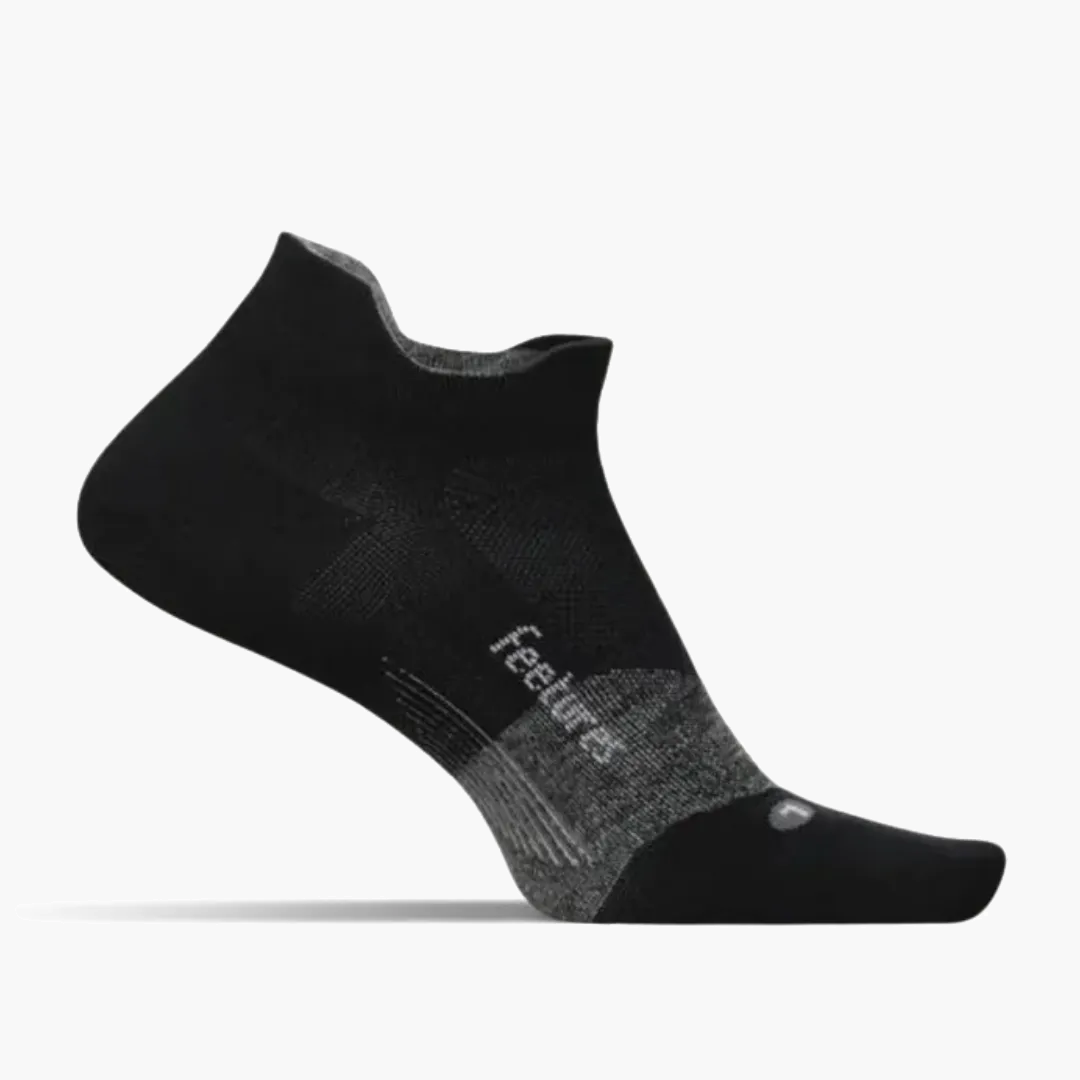 Elite Ultralight No-Show Socks in Black - 1
