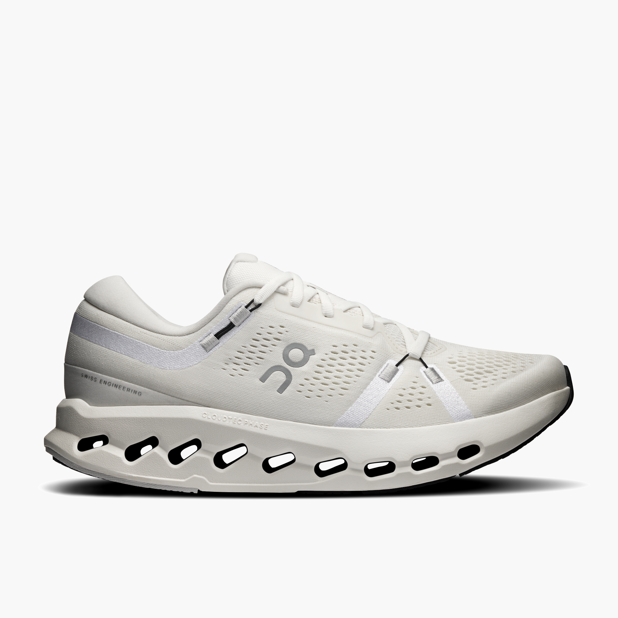 Lateral angle shot of Men's Cloudsurfer 2 in Ivory / Ivory