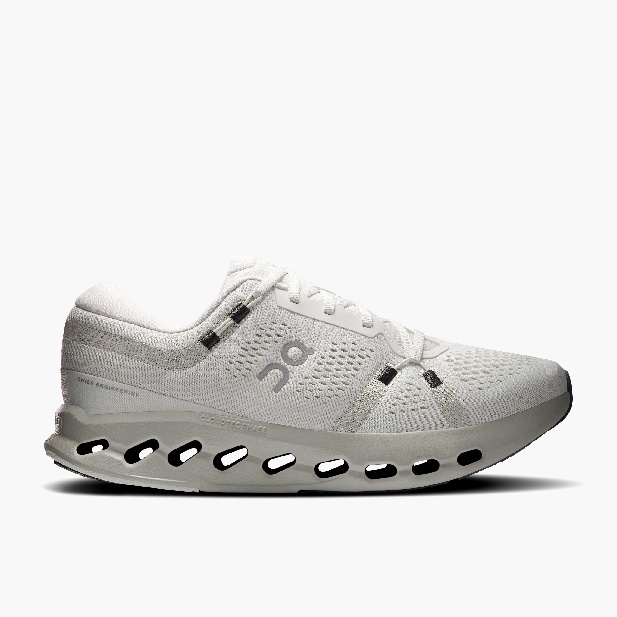 Lateral angle shot of Men's Cloudsurfer 2 in Ivory | Iceberg
