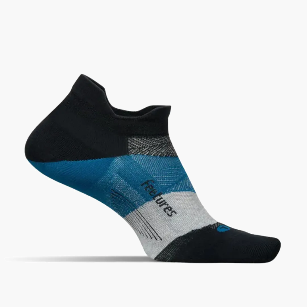 Elite Ultralight No-Show Socks in Black Sea - 1