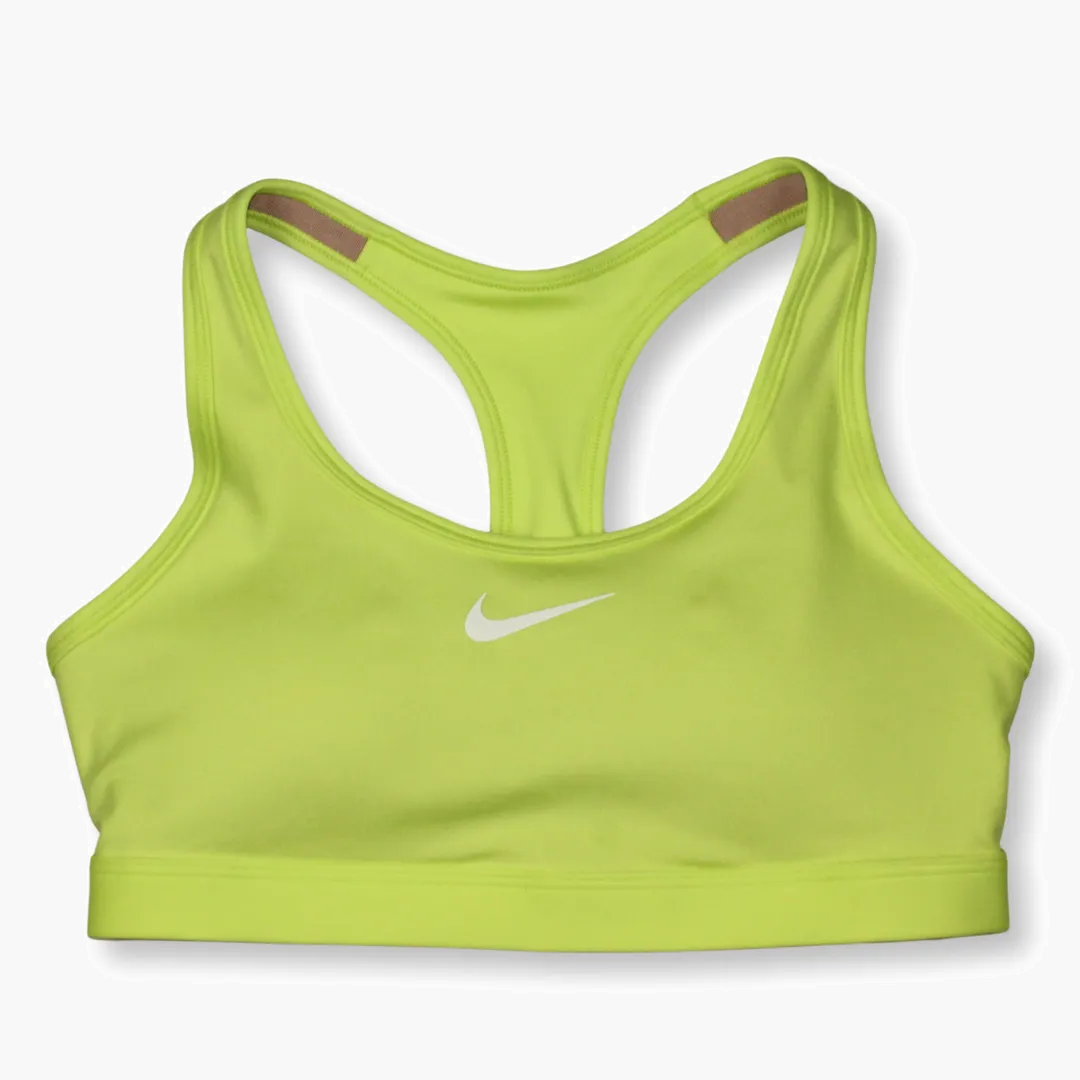 Swoosh Medium Support Bra in LT Lemon Twist - 1