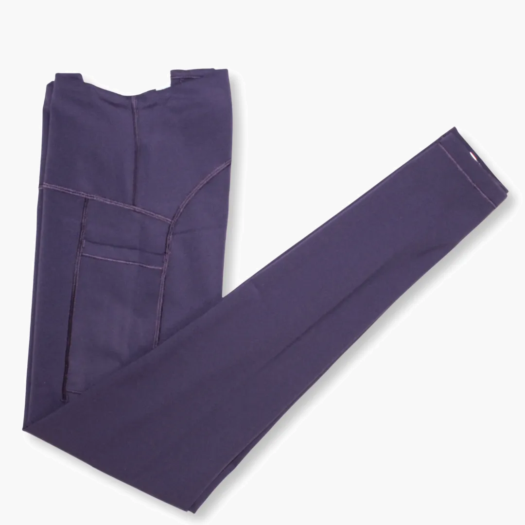 Women s Sleek Pocket High Rise Tights 27 in Boysen / Berry - 1