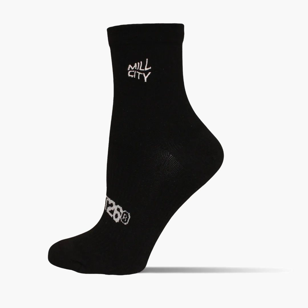 MCR RT Quarter Socks in Black - Race Team 2026 - 1