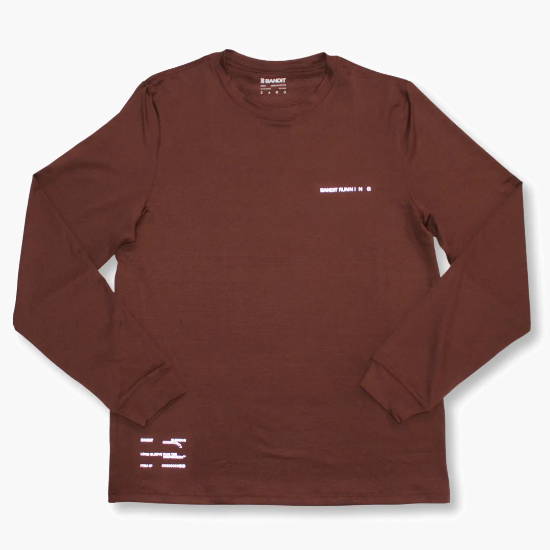 Men s Micromesh Long Sleeve in Cacao - 1