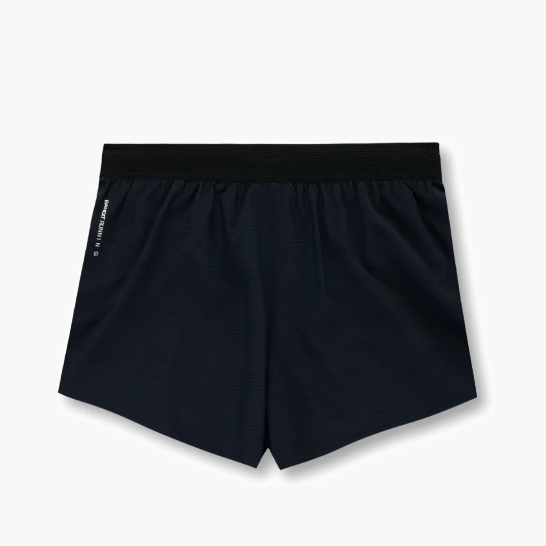 Men s CoolGrid Split Shorts 3 in Black - 1
