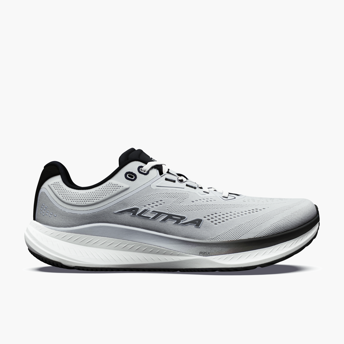 Lateral angle shot of Men's Torin 9 in Ultimate Grey / Blk / Vpblu