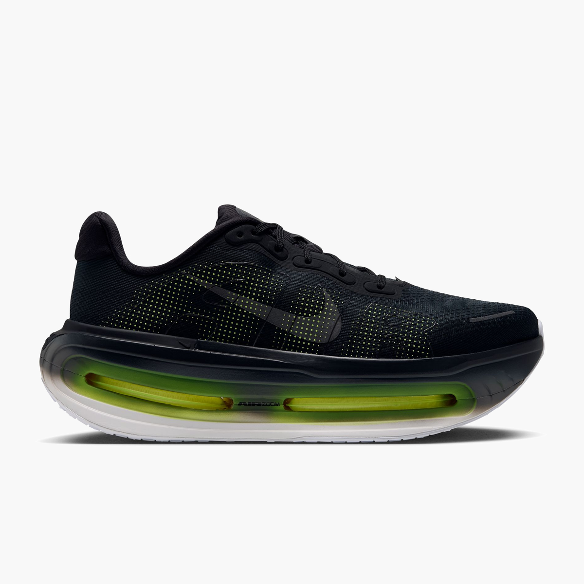 Lateral angle shot of Men's Vomero Premium in Black / Mtlc Dark Grey-Anthracite