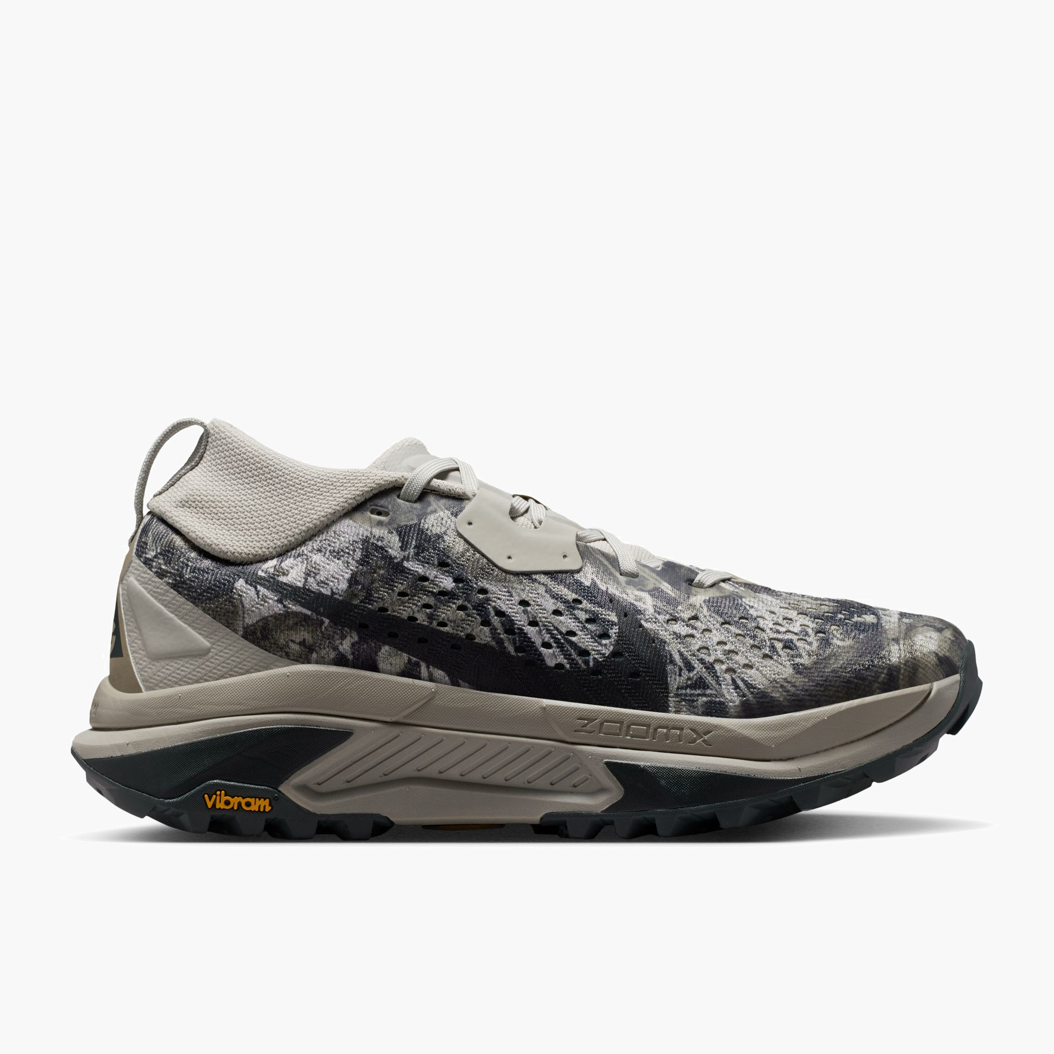 Lateral angle shot of Women's ACG Zegama in Spruce Fog / Black Spruce-Sea Glass-Black