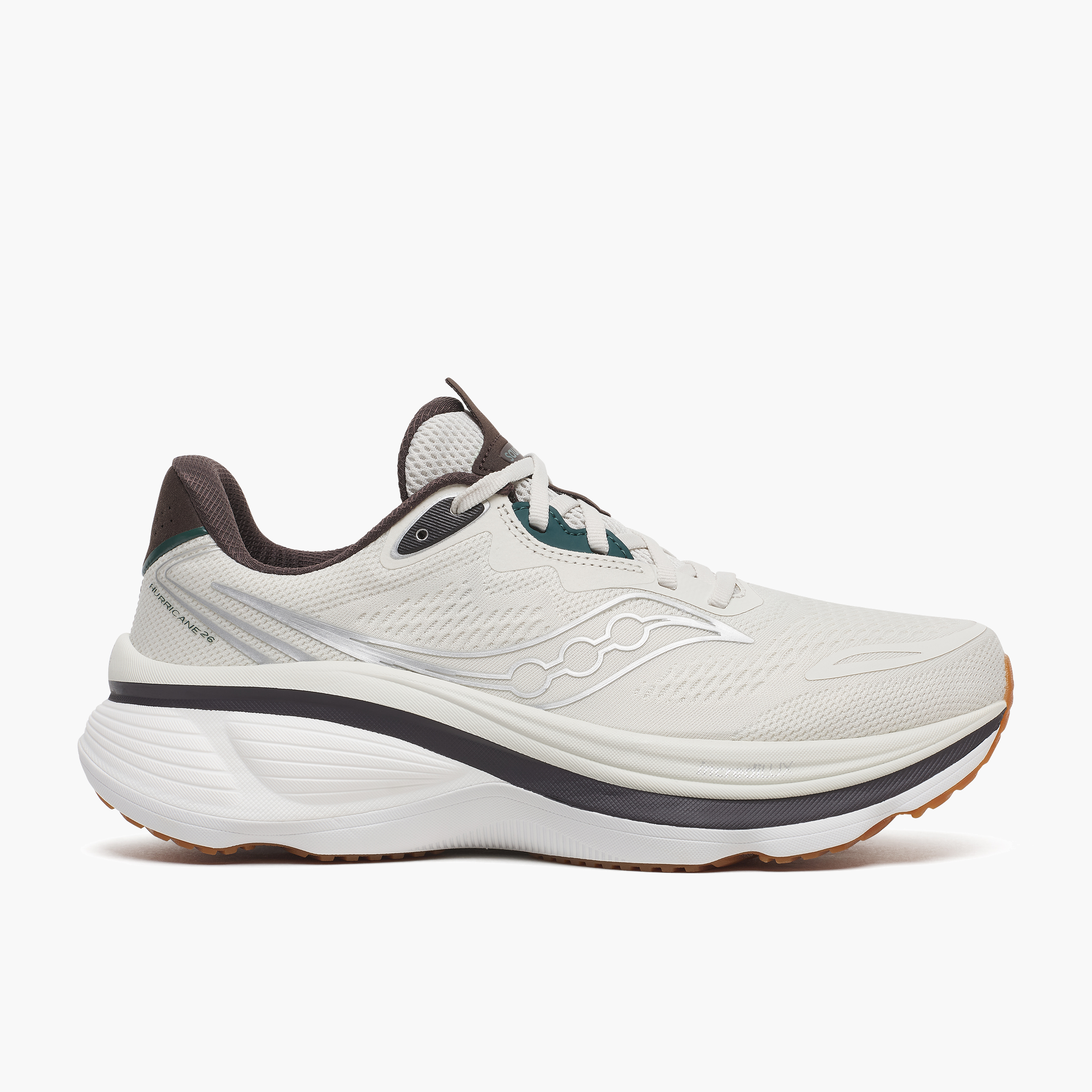 Lateral angle shot of Men's Hurricane 26 in Quartz / Torte