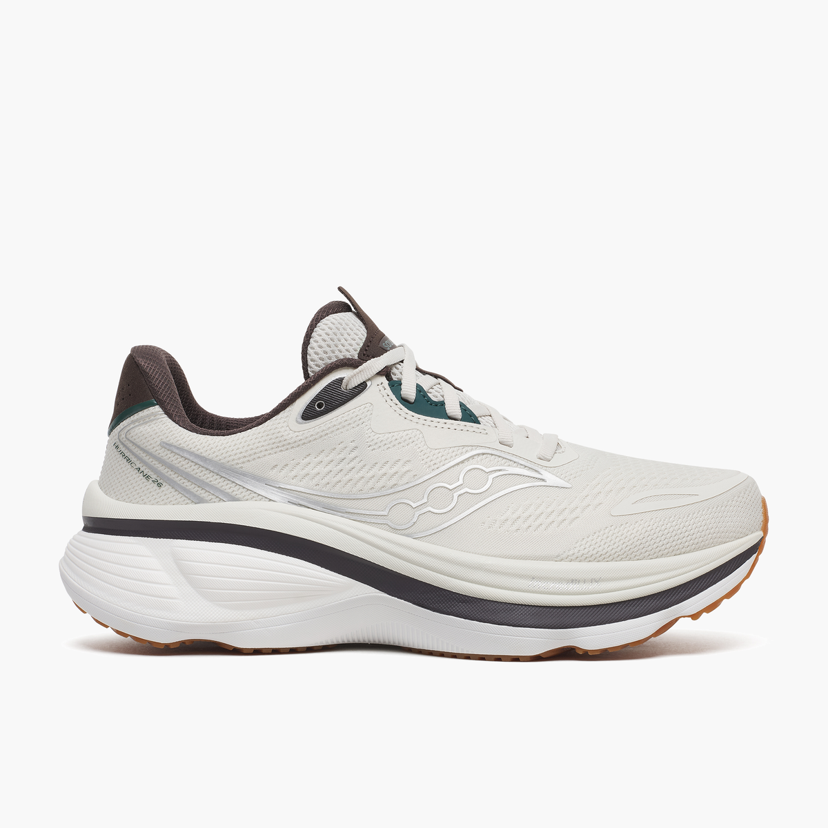 Lateral angle shot of Men's Hurricane 26 in Quartz / Torte
