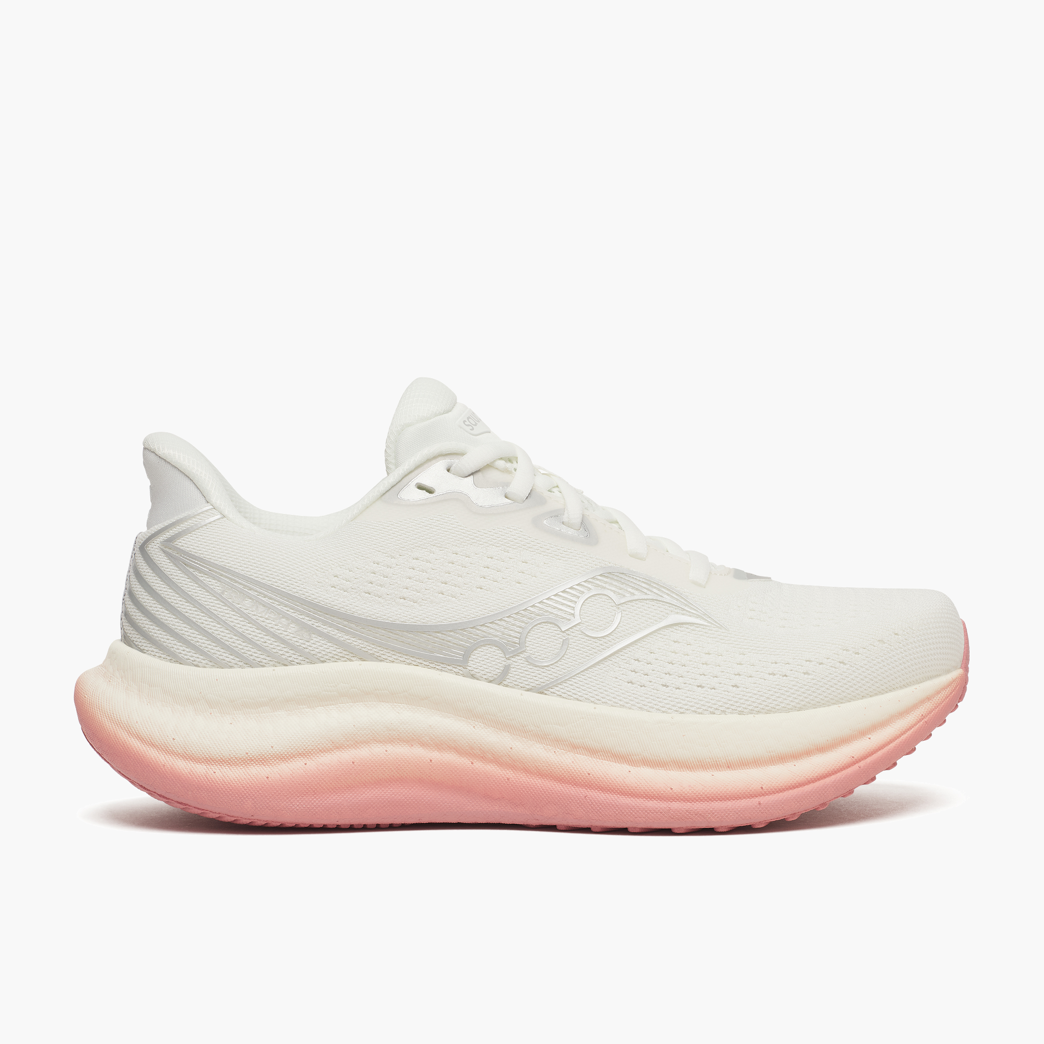 Lateral angle shot of Women's Triumph 23 in Ivory / Mauve