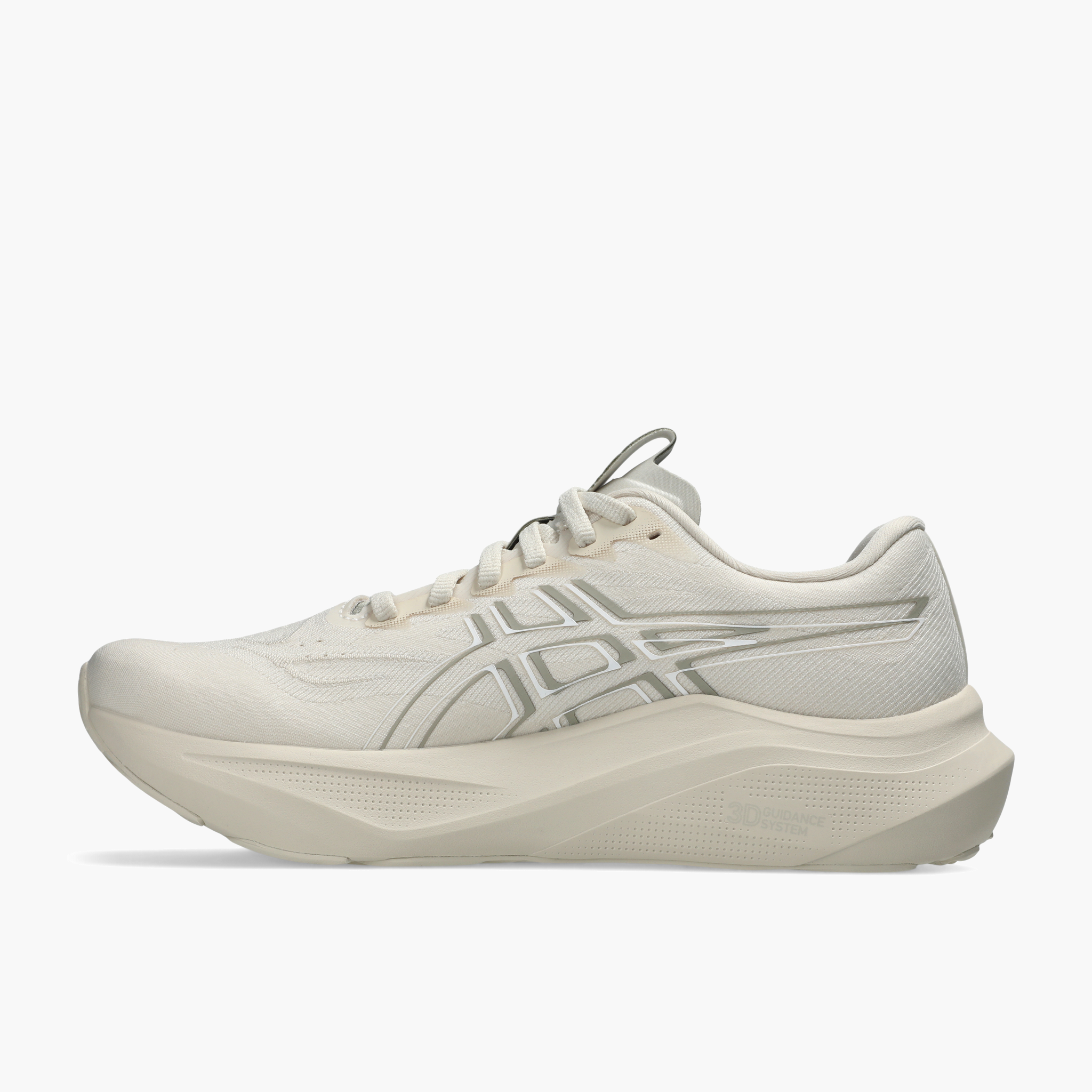 Medial angle shot of Women's GT-2000 14 in Oatmeal / White