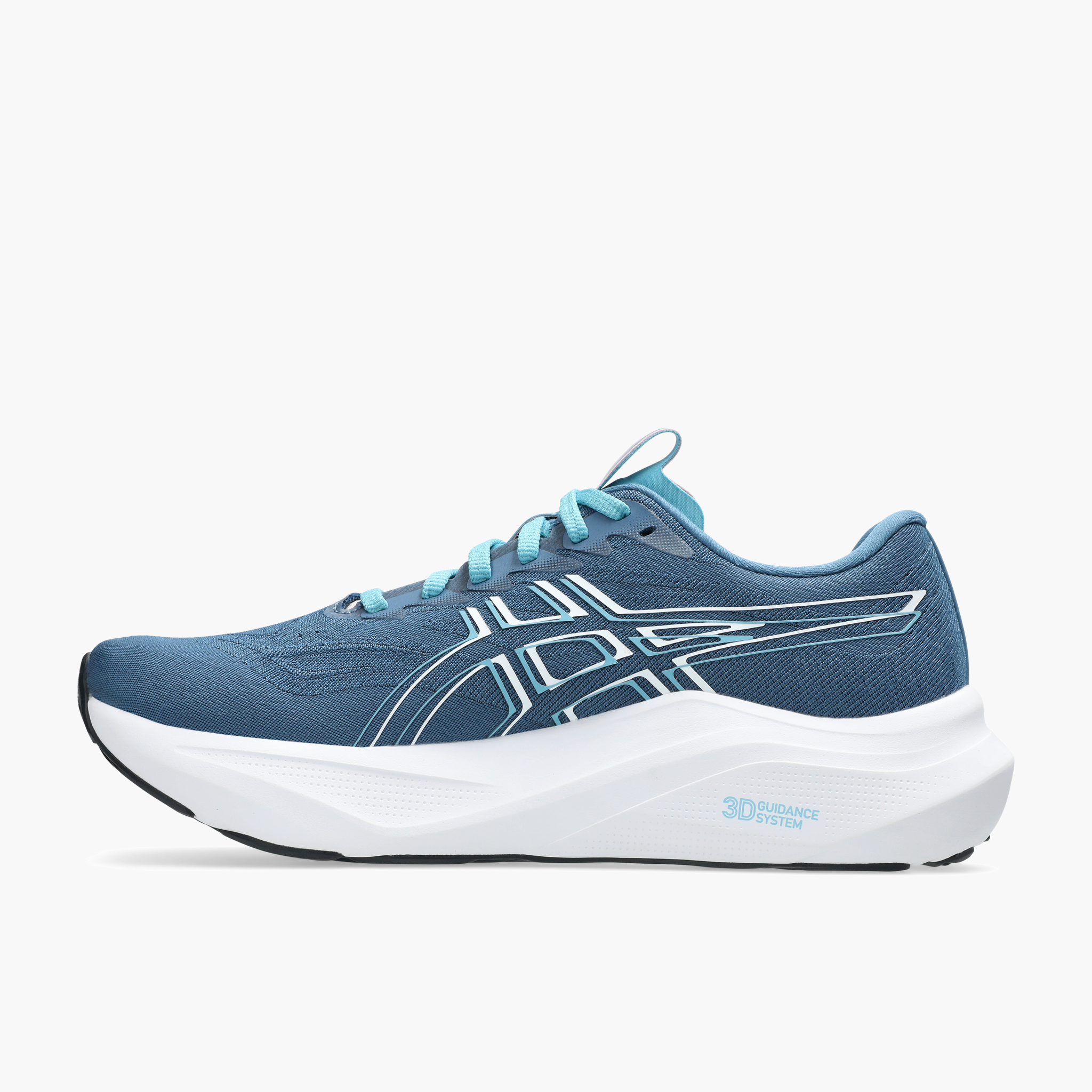 Medial angle shot of Women's GT-2000 14 in Winter Sea / White
