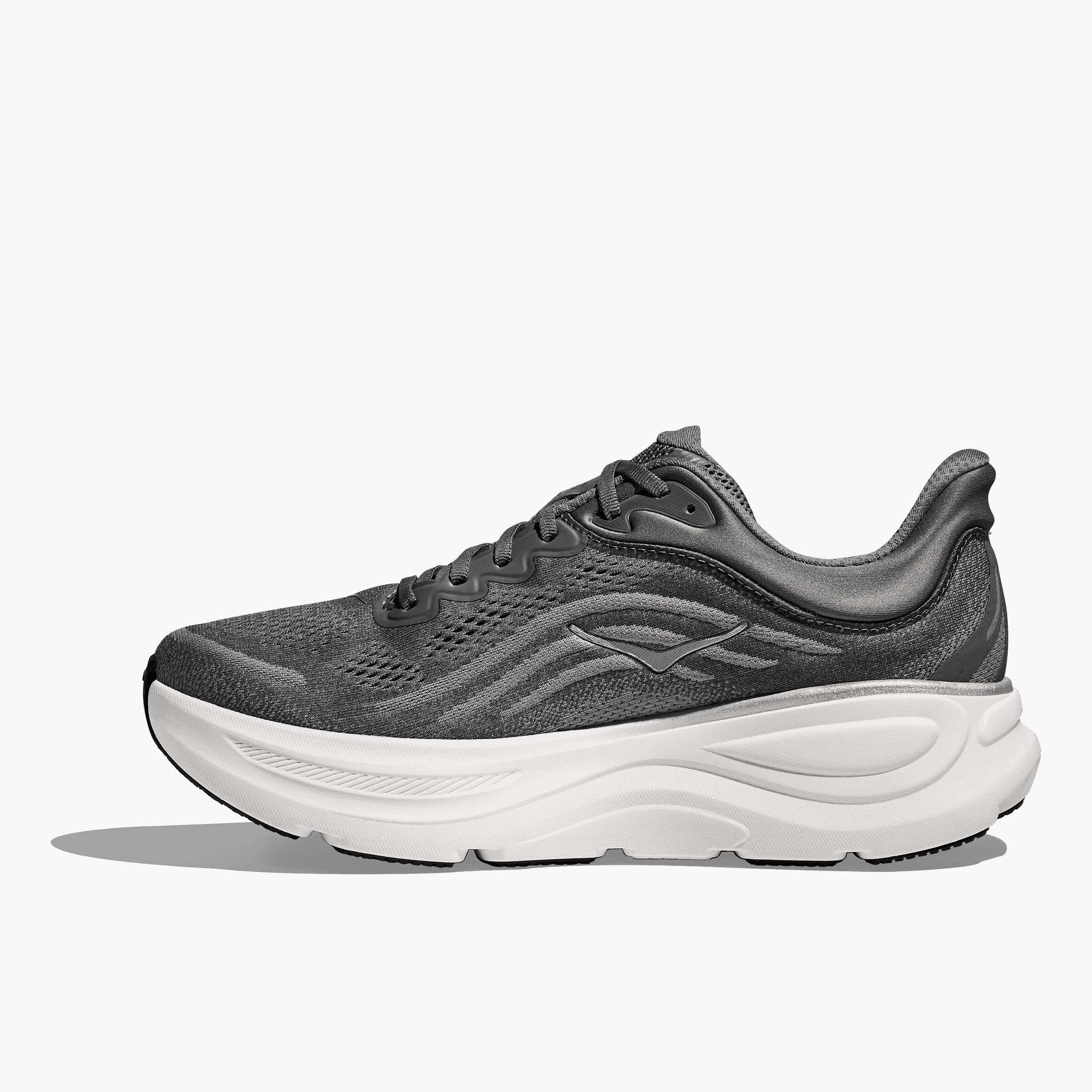 Medial angle shot of Men's Bondi 9 in Asteroid / Silver