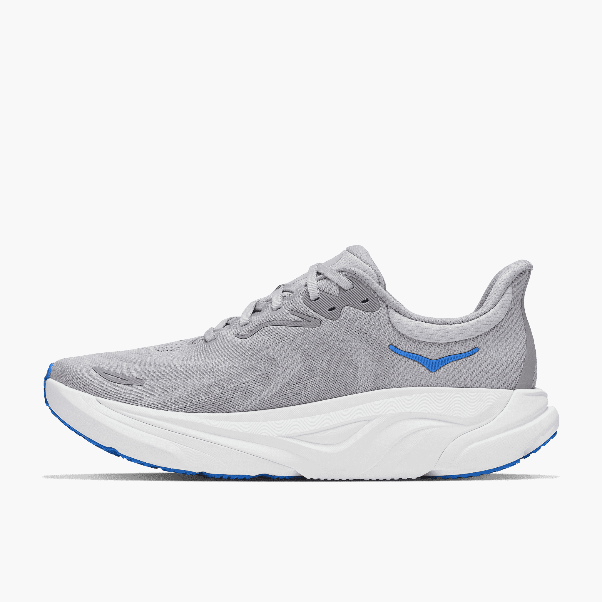 Medial angle shot of Men's Arahi 8 in Stellar Grey / Stardust