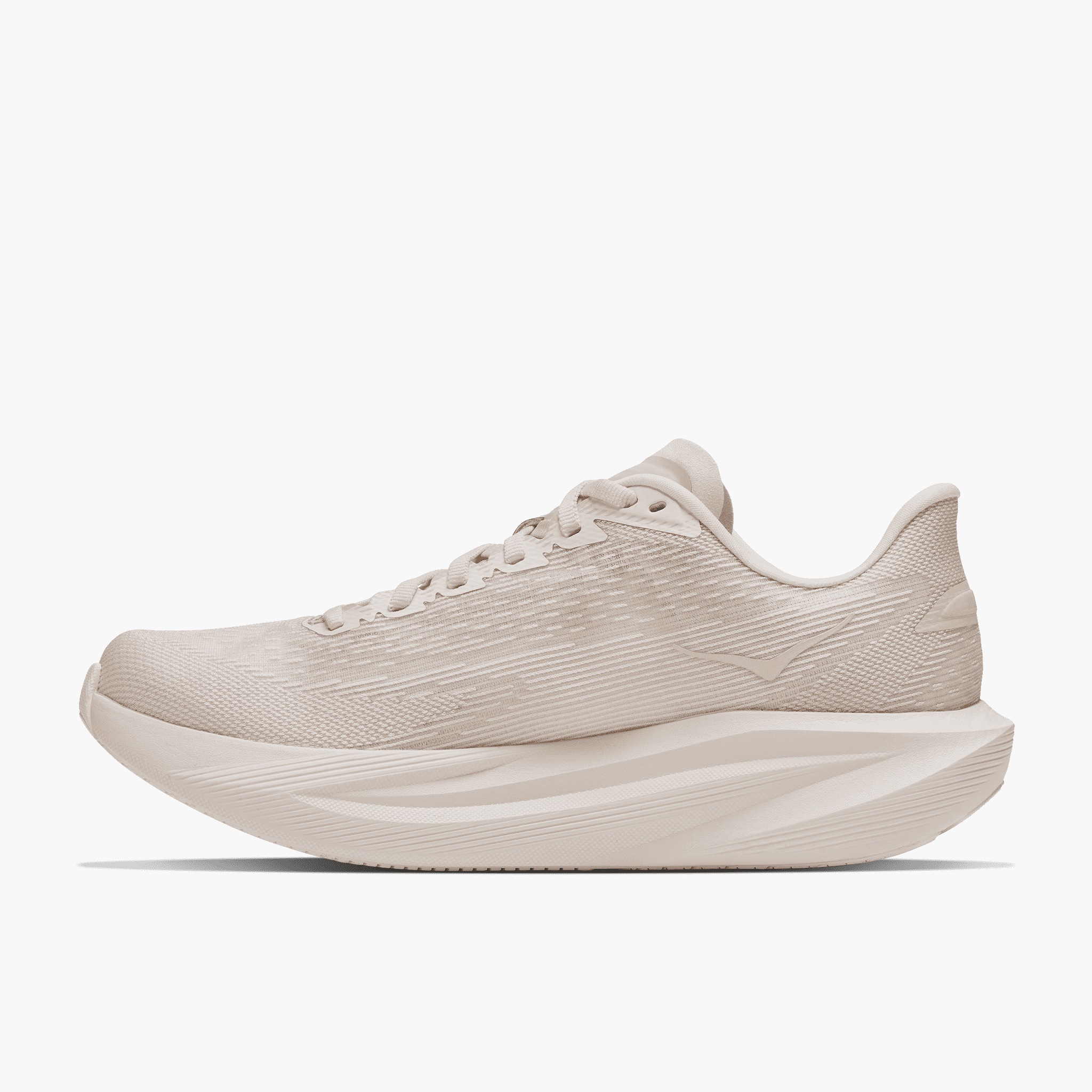 Medial angle shot of Women's Mach 7 in Oat Milk / Alabaster