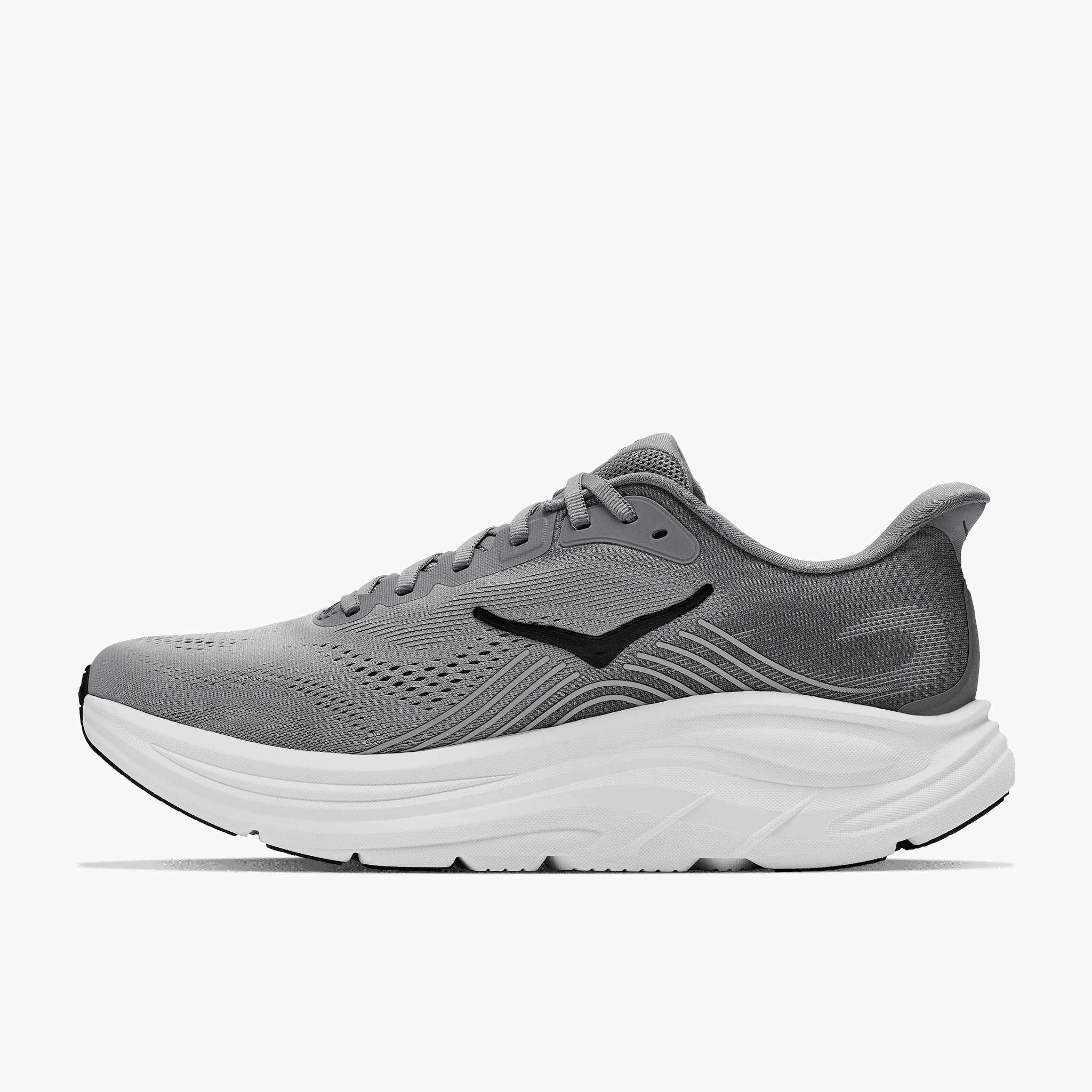 Medial angle shot of Men's Clifton 11 in Galactic Grey / Stellar Grey