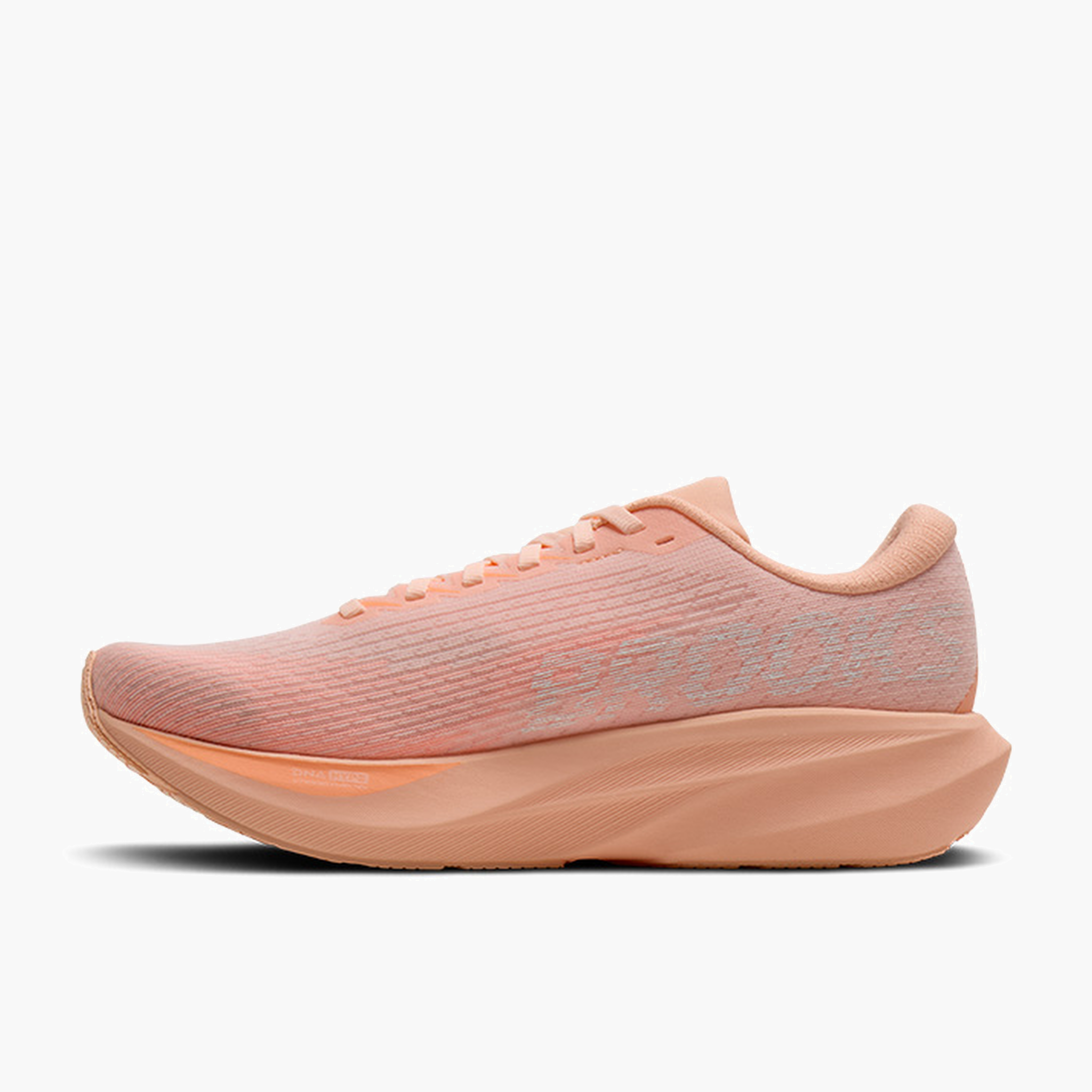 Medial angle shot of Women's Ghost Amp in Peach / Peach / White