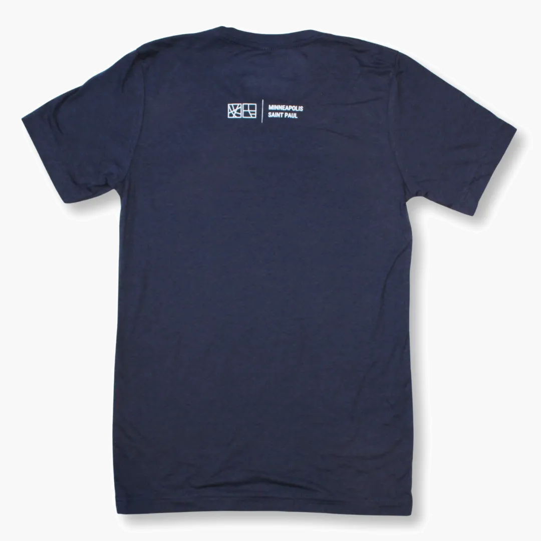 All Gender MCR Tri-Blend Tee in Navy (MCR) - 2