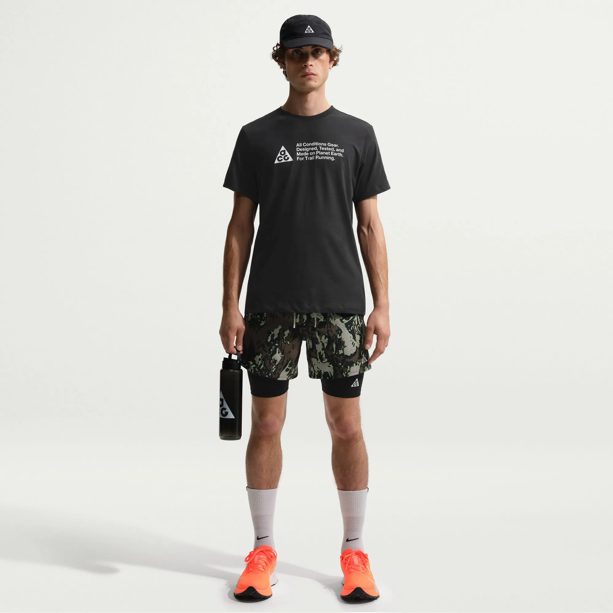 Men s ACG Trail Tee in Black - 2