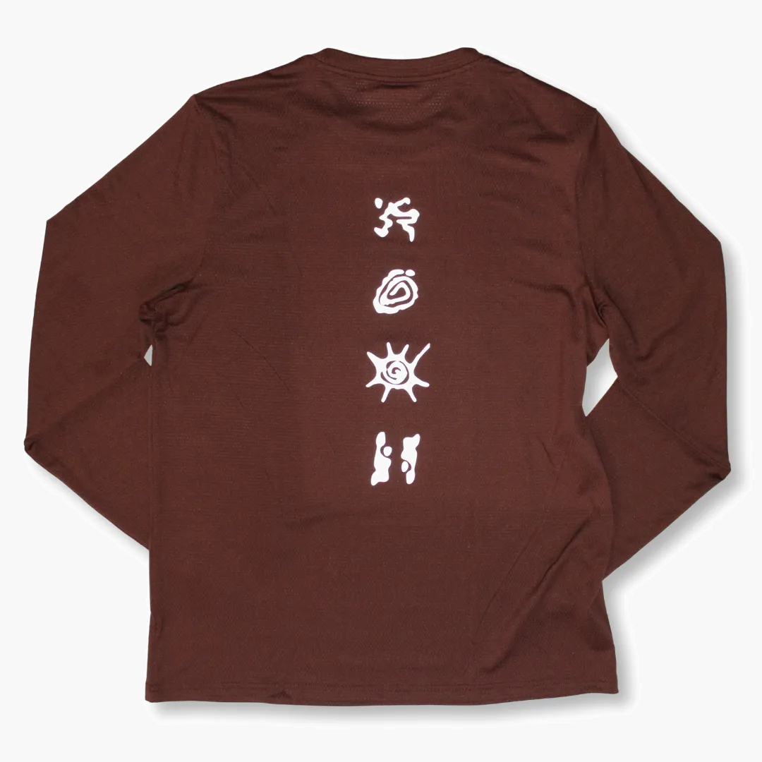 Men s Micromesh Long Sleeve in Cacao - 2