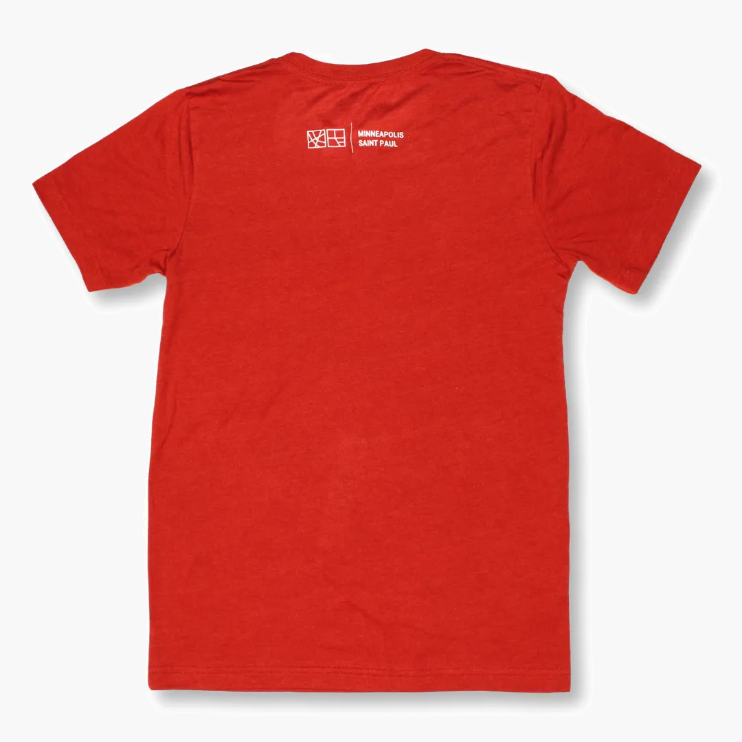 All Gender MCR Tri-Blend Tee in Brick (MCR) - 2