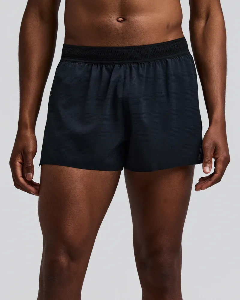Men s CoolGrid Split Shorts 3 in Black - 2