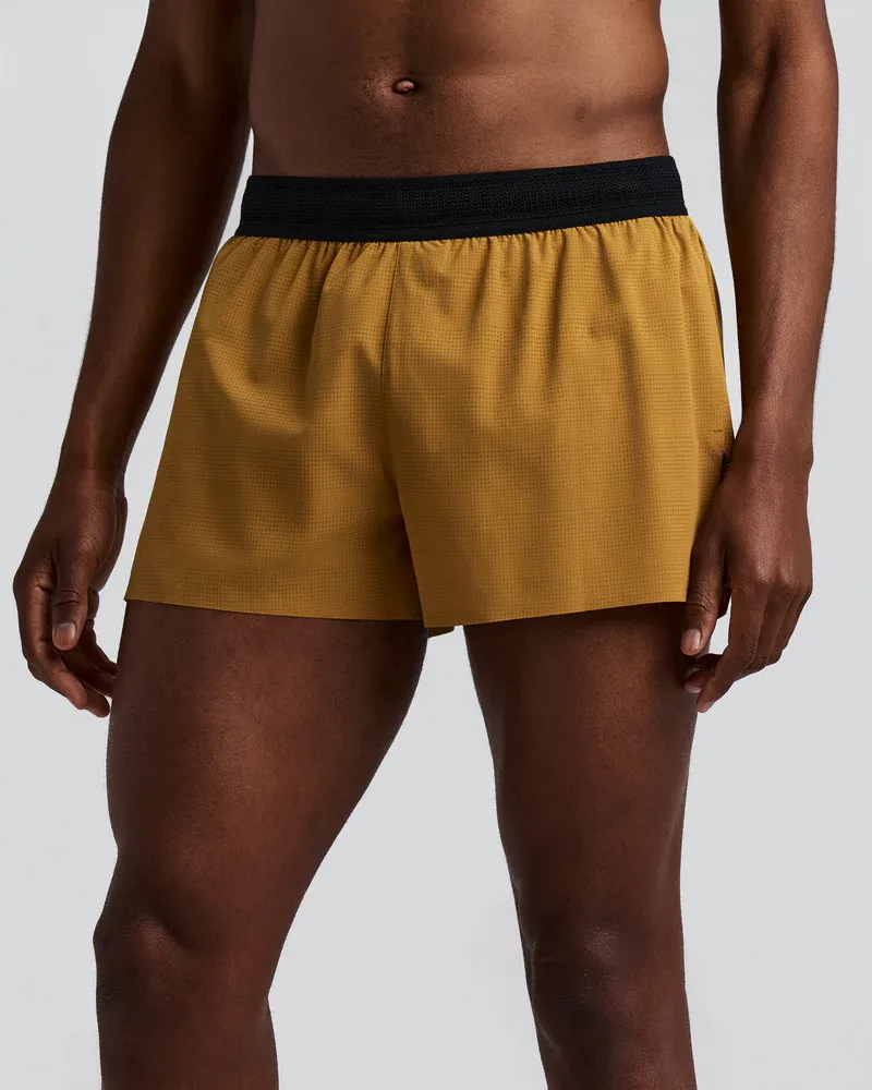 Men s CoolGrid Split Shorts 3 in Copal - 2
