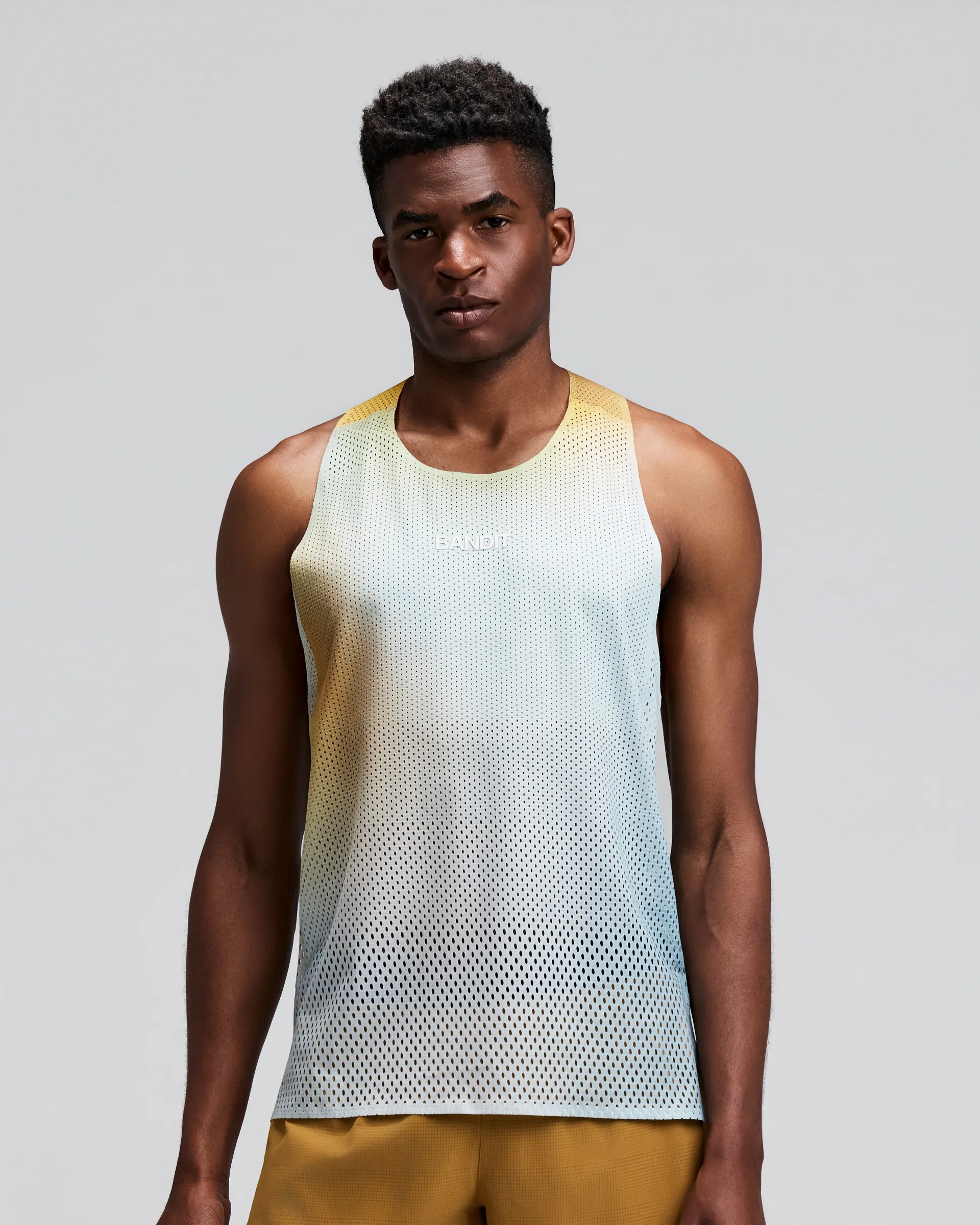 Men s Shredder Race Singlet with Flopack in Lagoon Multi - 2
