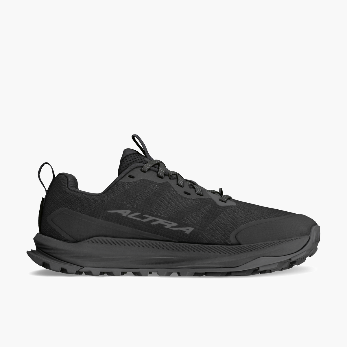 Medial angle shot of Women's Lone Peak 9 in Black