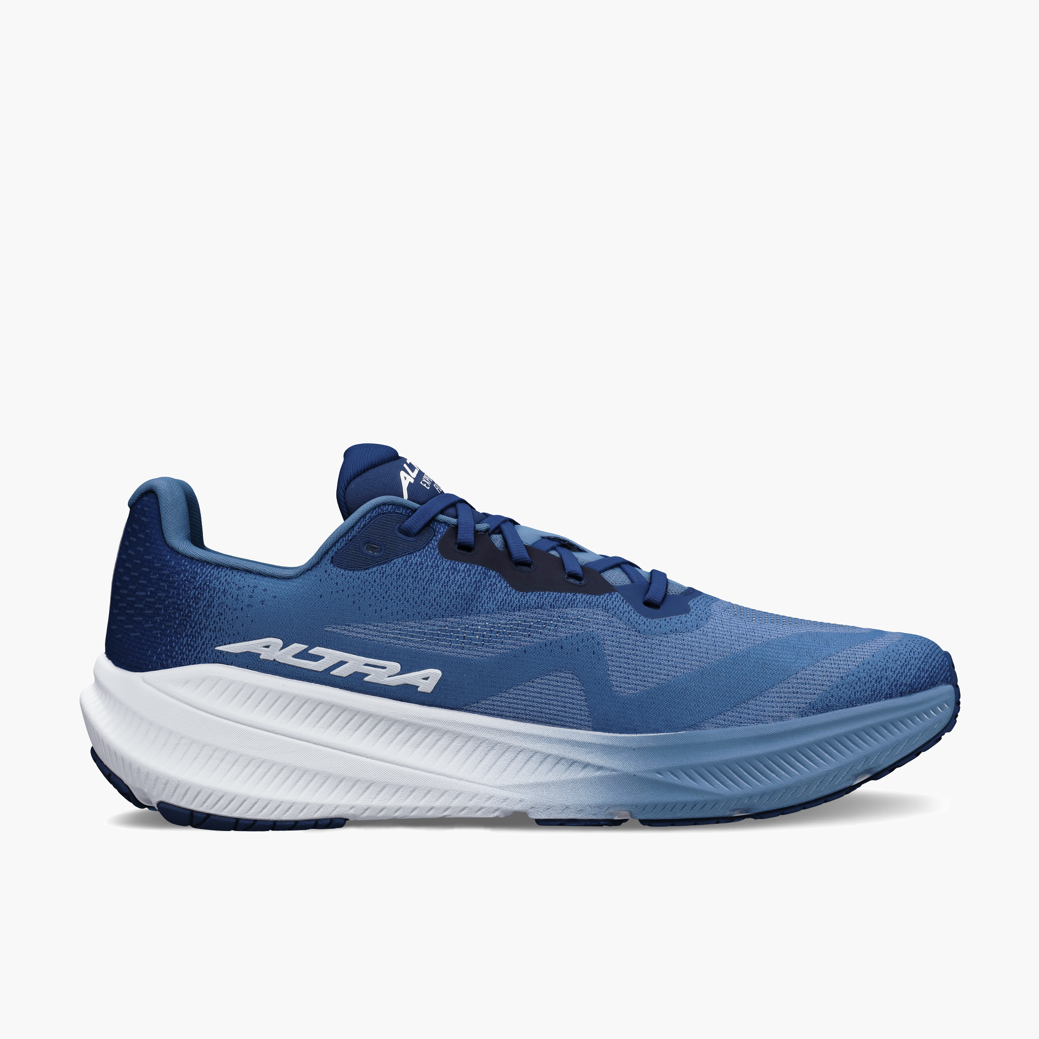 Medial angle shot of Men's Experience Flow 3 in Navy / Light Blue