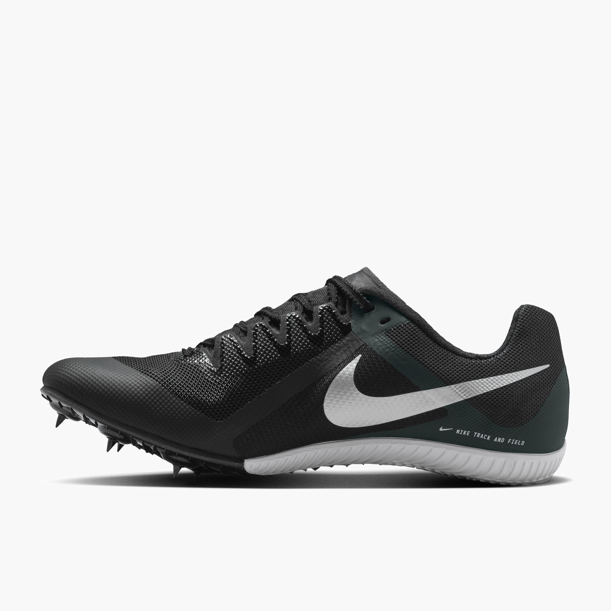 Medial angle shot of All Gender Rival Multi in Black / Metallic Silver-black