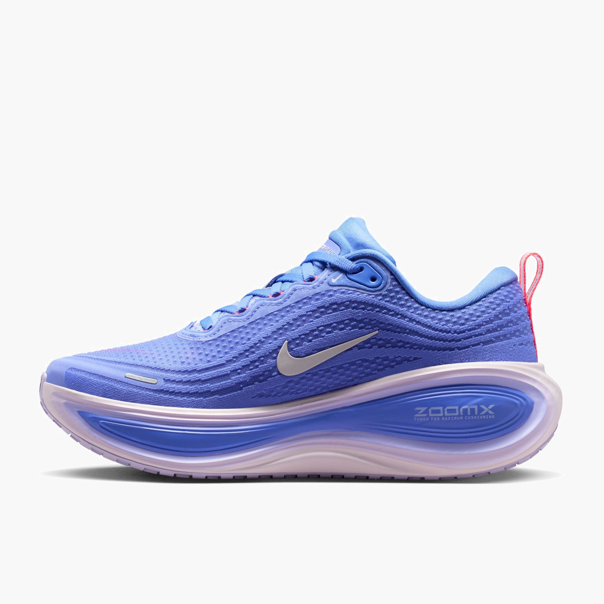 Medial angle shot of Women's Vomero Plus in Sapphire / Light Violet-Violet Mist
