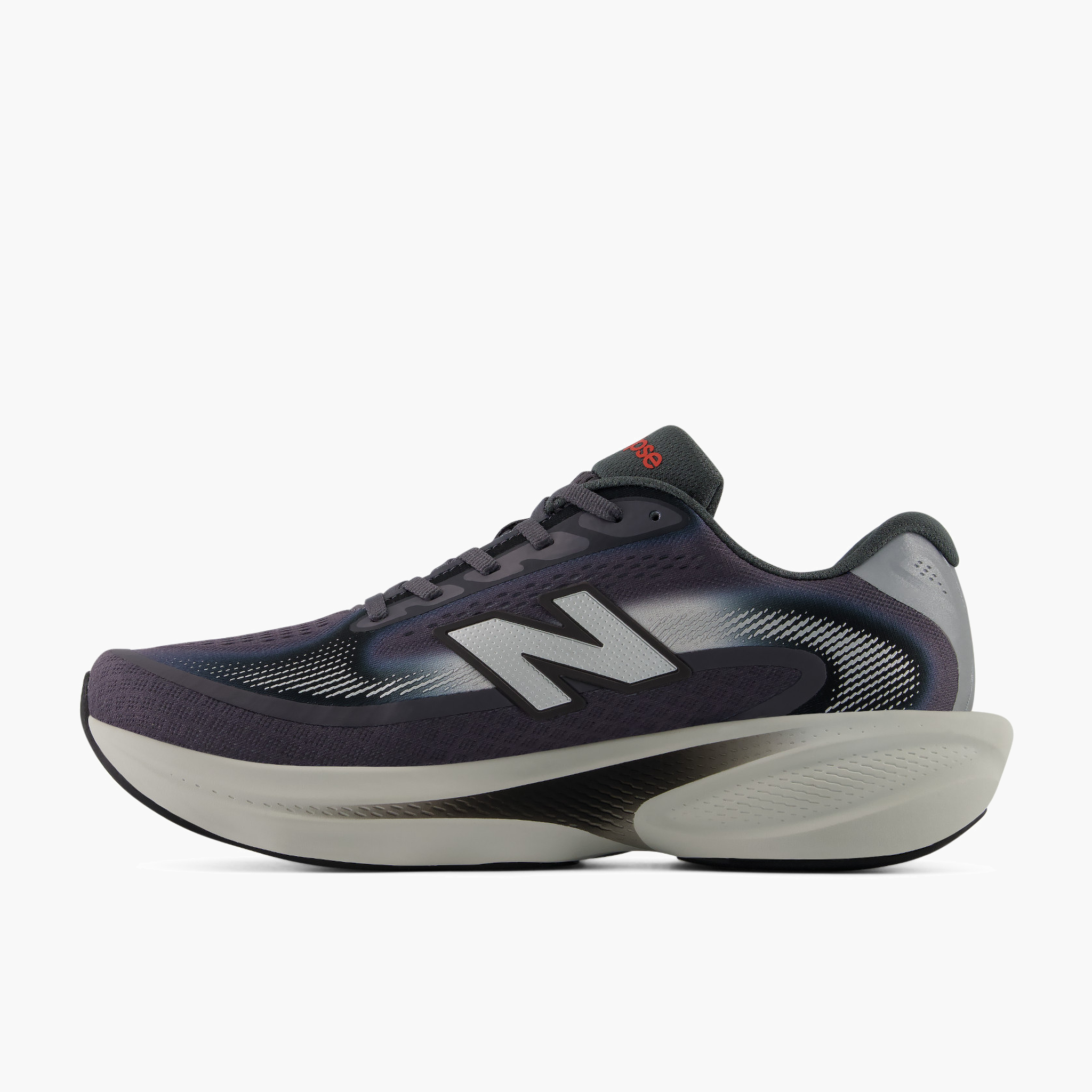 Medial angle shot of Men's Ellipse v1 in Magnet / Black