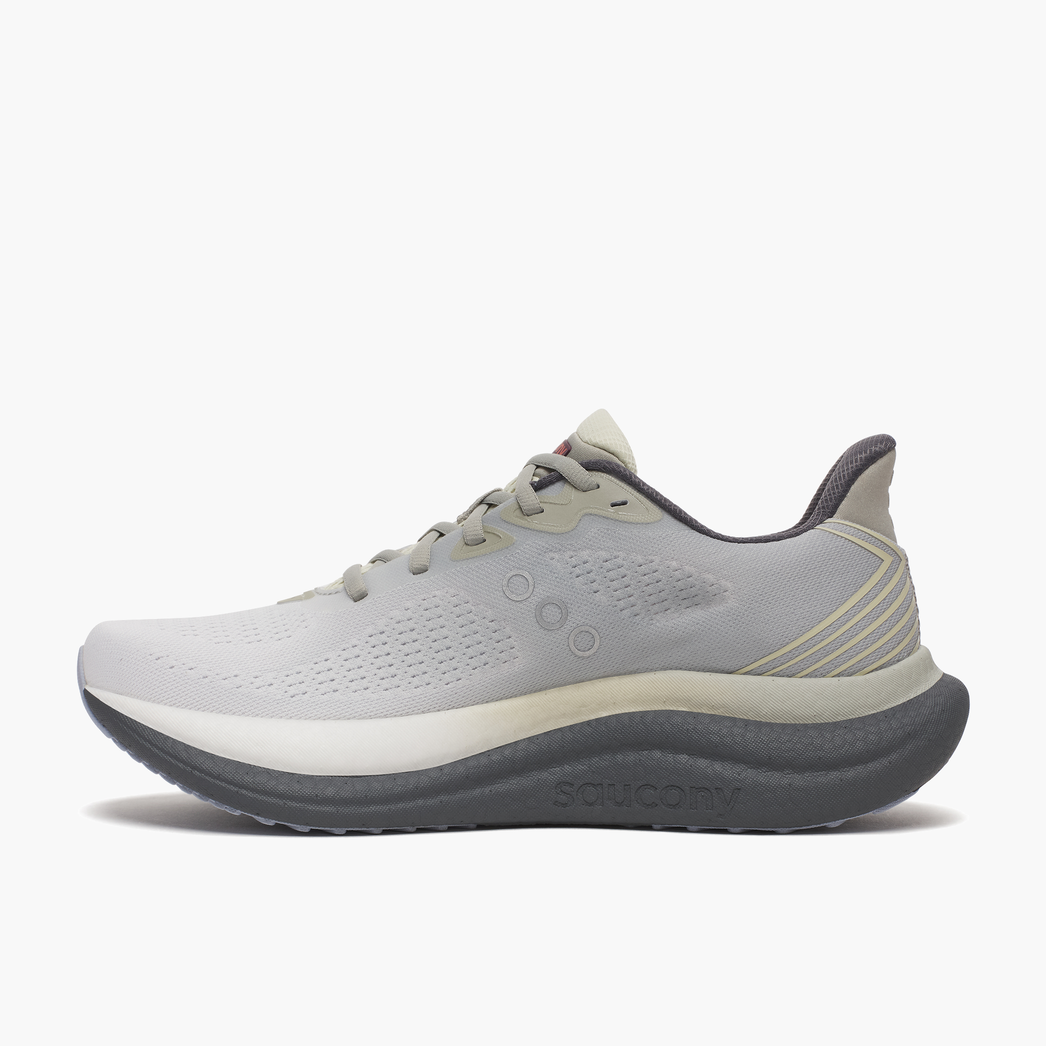 Medial angle shot of Men's Triumph 23 in Grey / Shadow