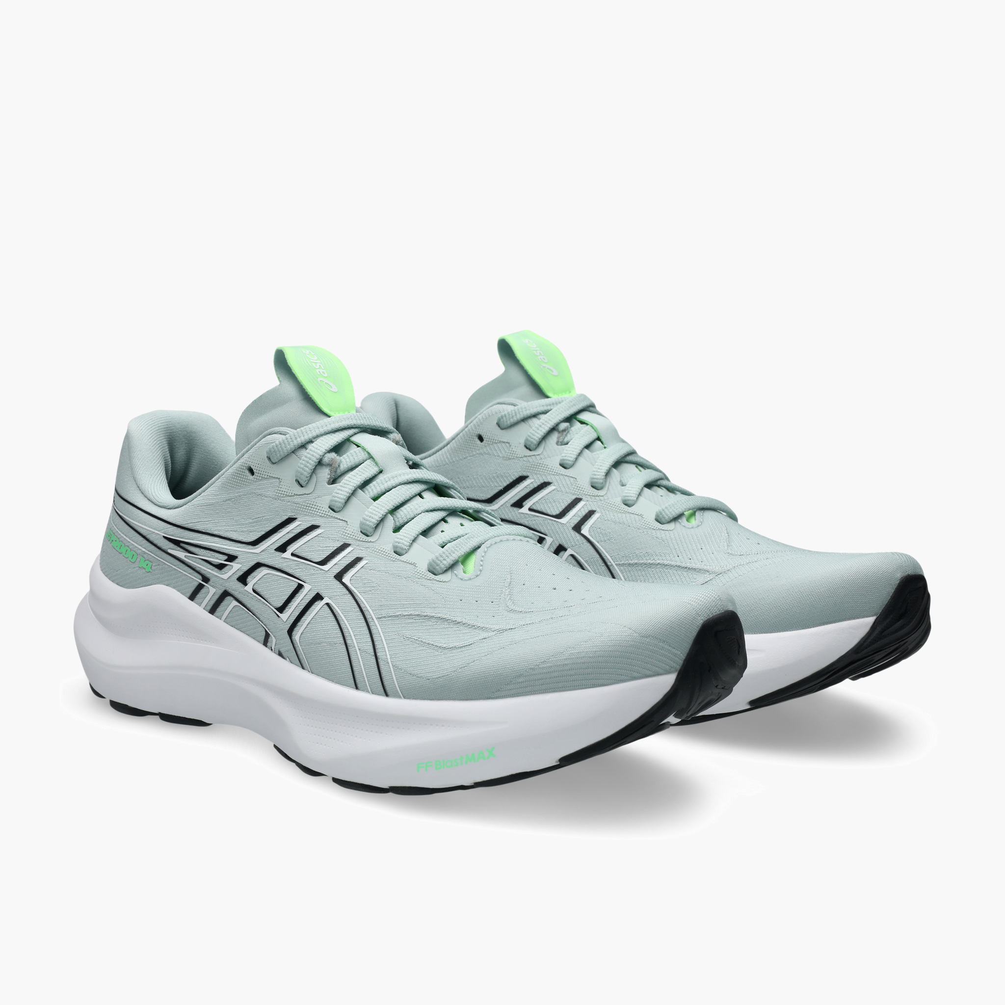 3/4 angle shot of Men's GT-2000 14 in Cold Moss / Black