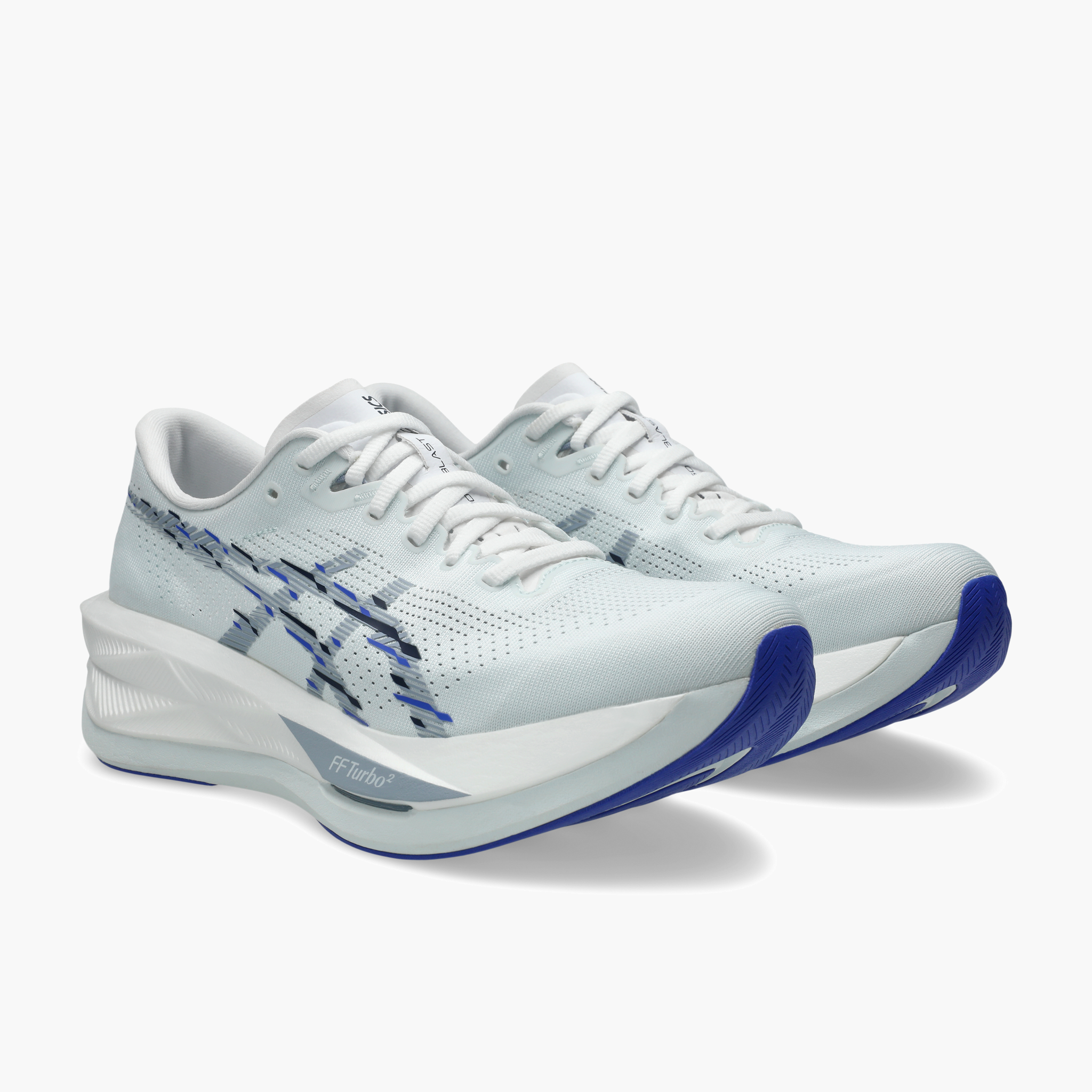 3/4 angle shot of Men's Sonicblast in Arctic Blue / Grey Blue