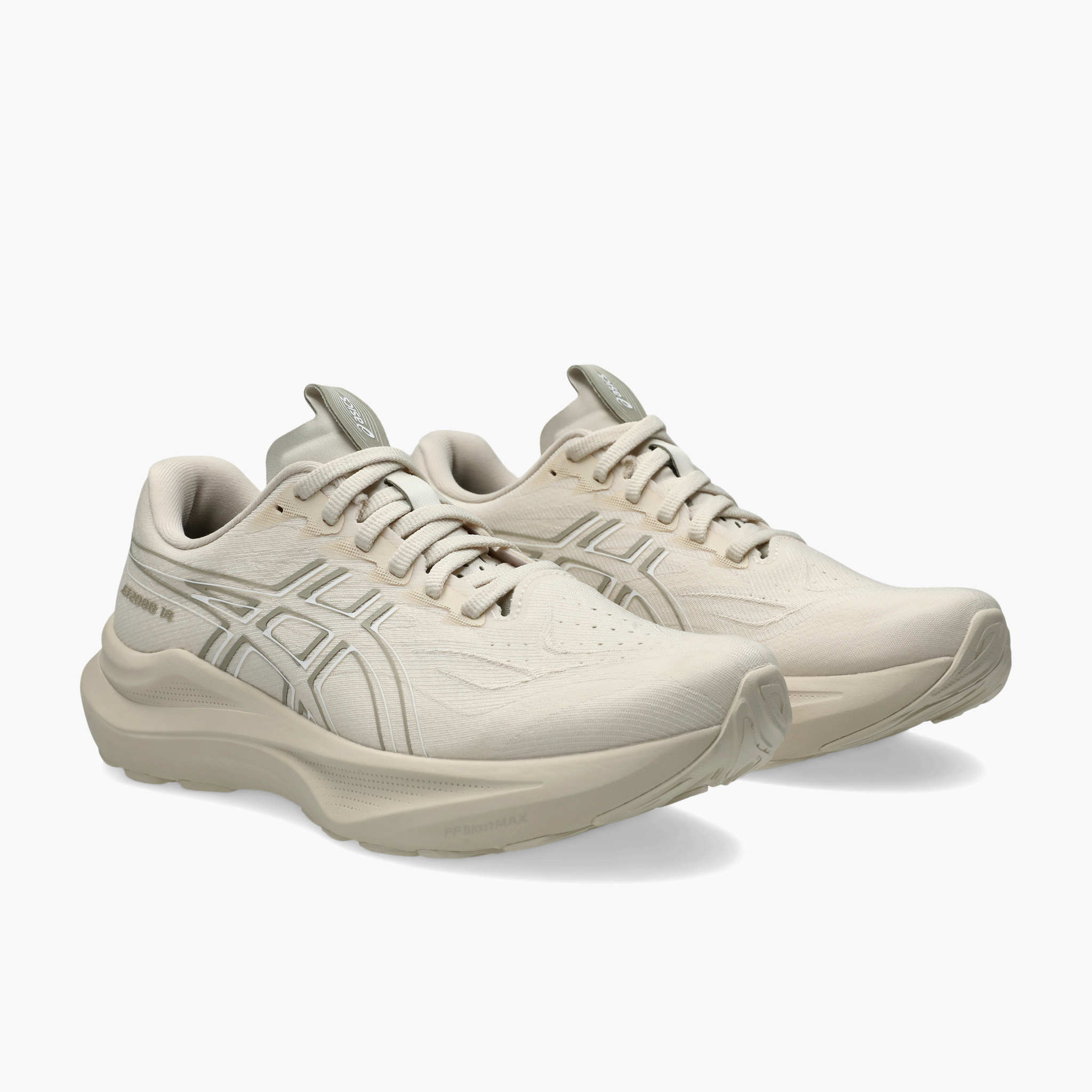 3/4 angle shot of Women's GT-2000 14 in Oatmeal / White