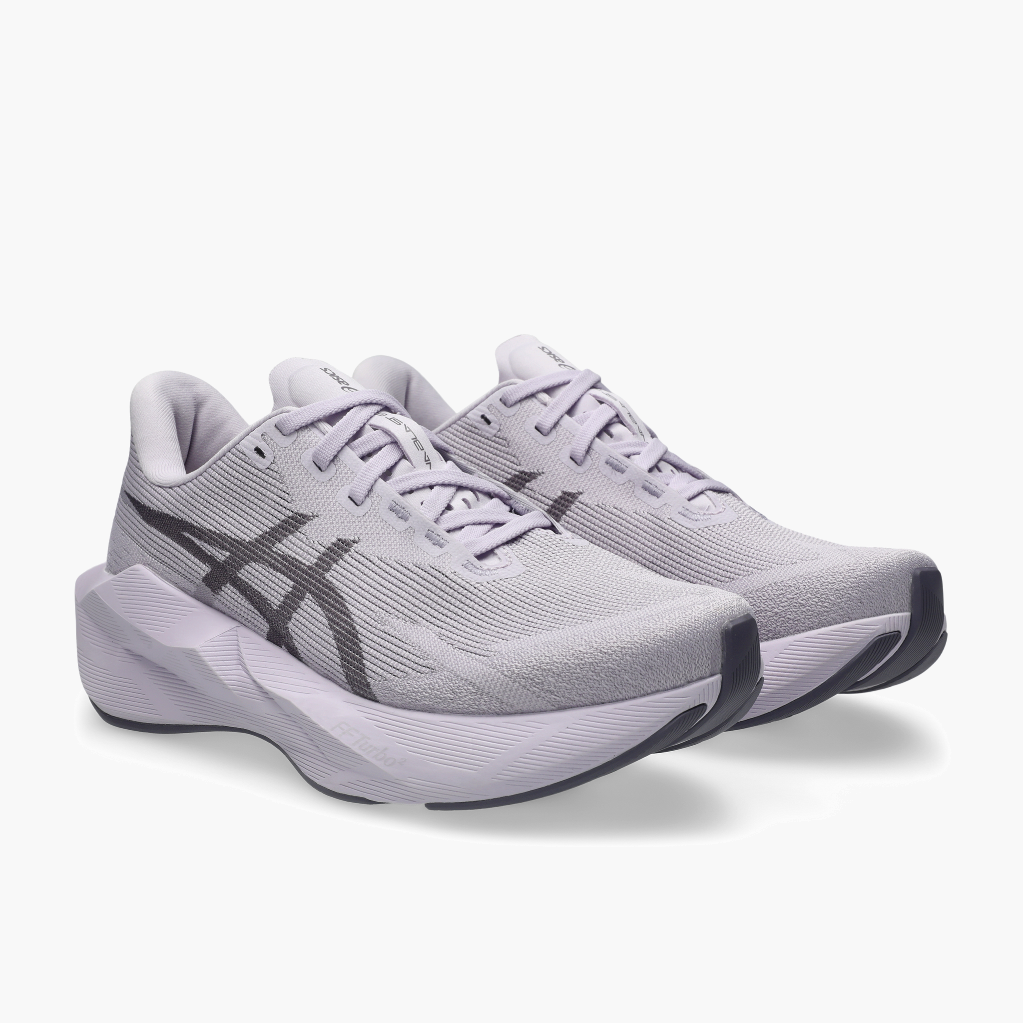 3/4 angle shot of Women's Novablast 6 in Dahlia / Lavender Grey