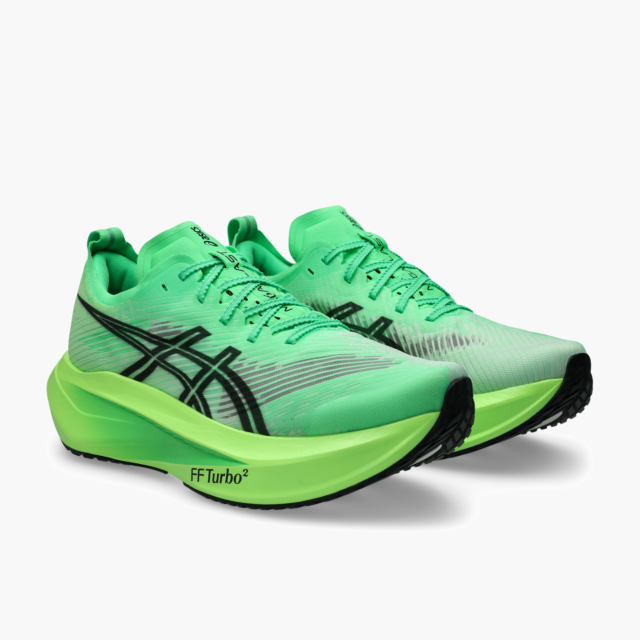 3/4 angle shot of All Gender Megablast in Vital Green / Black