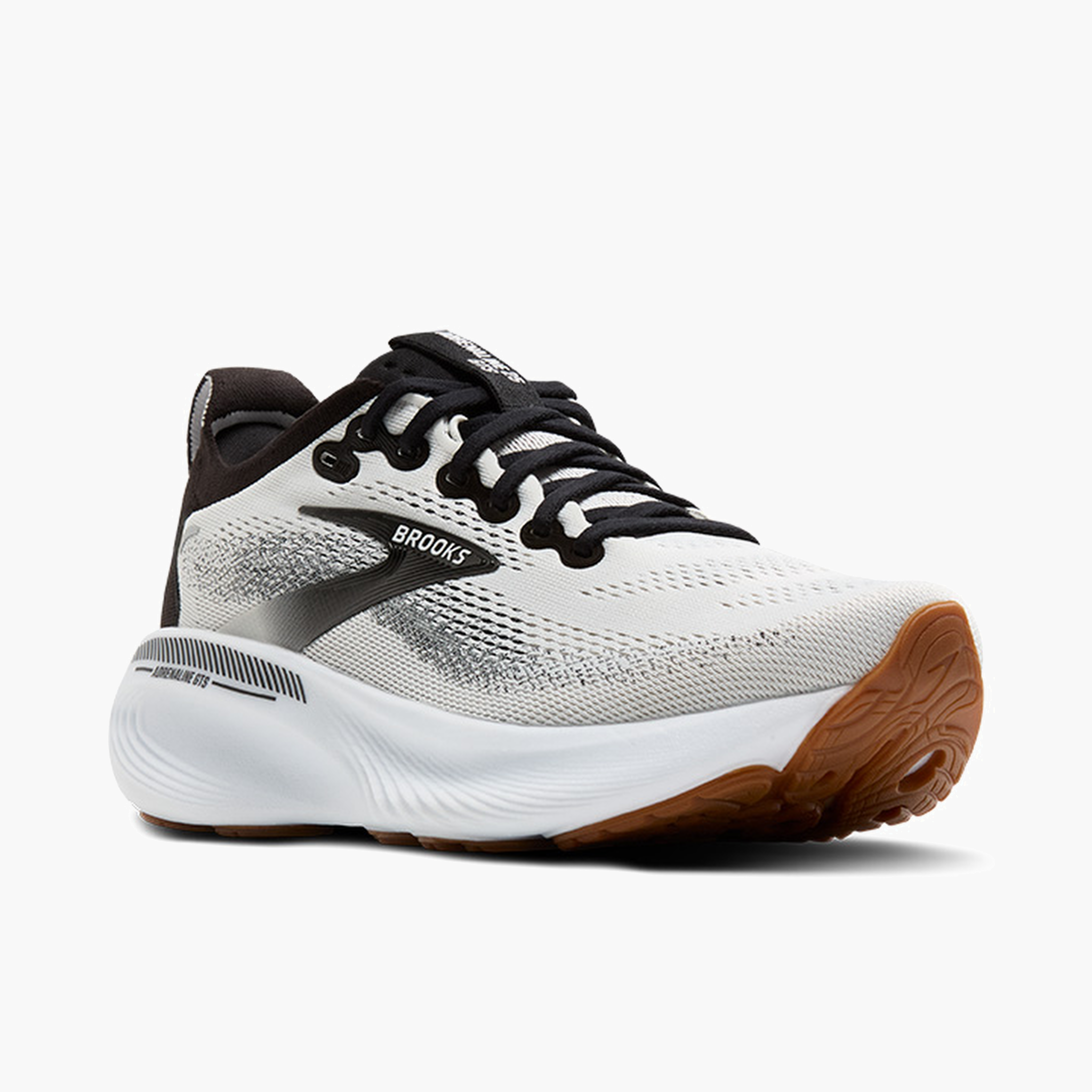 3/4 angle shot of Men's Adrenaline GTS 25 in White / Black / White
