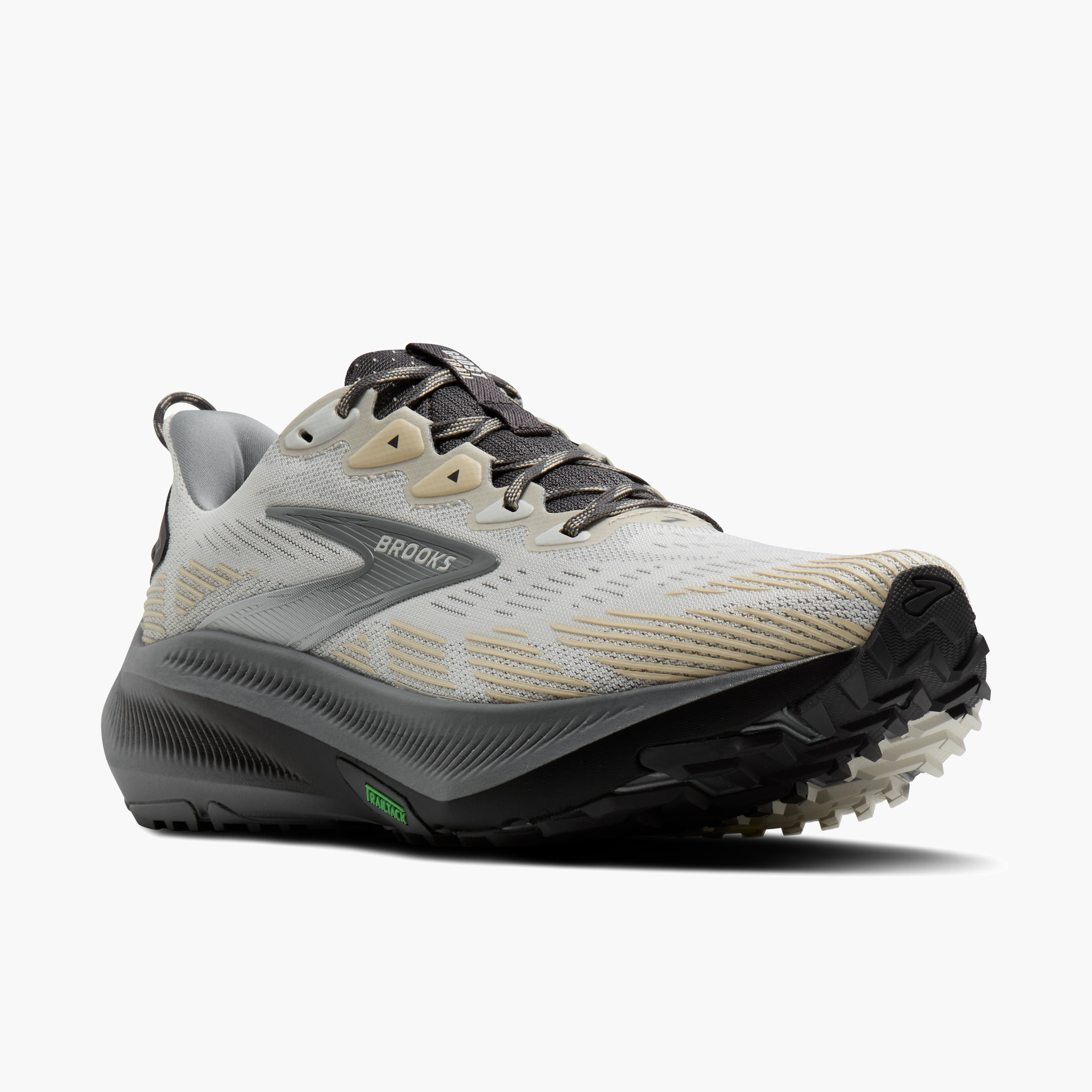 3/4 angle shot of Men's Ghost Trail in Gray / Gray / Bleached Sand