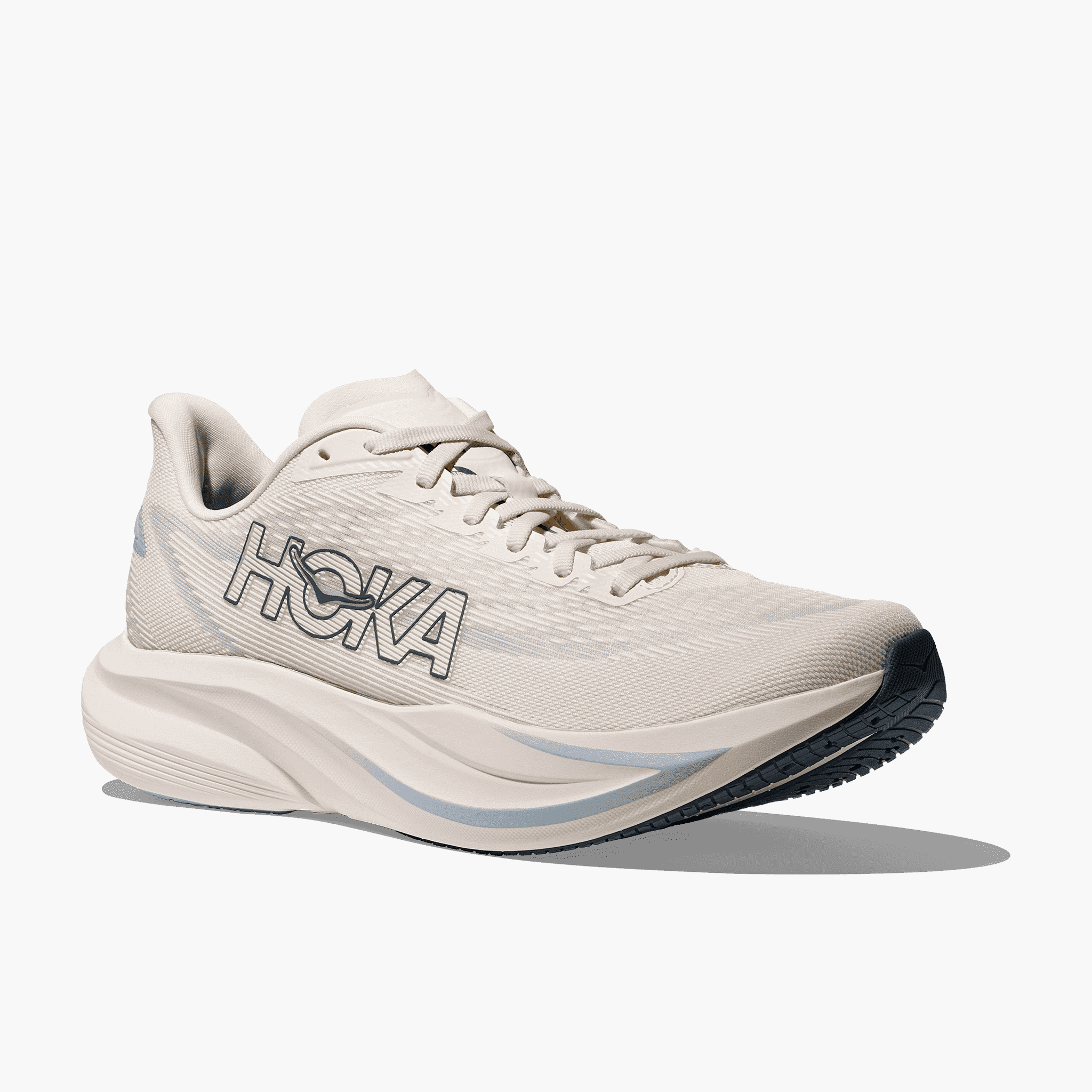 3/4 angle shot of Men's Mach 7 in Alabaster / Soaring Blue
