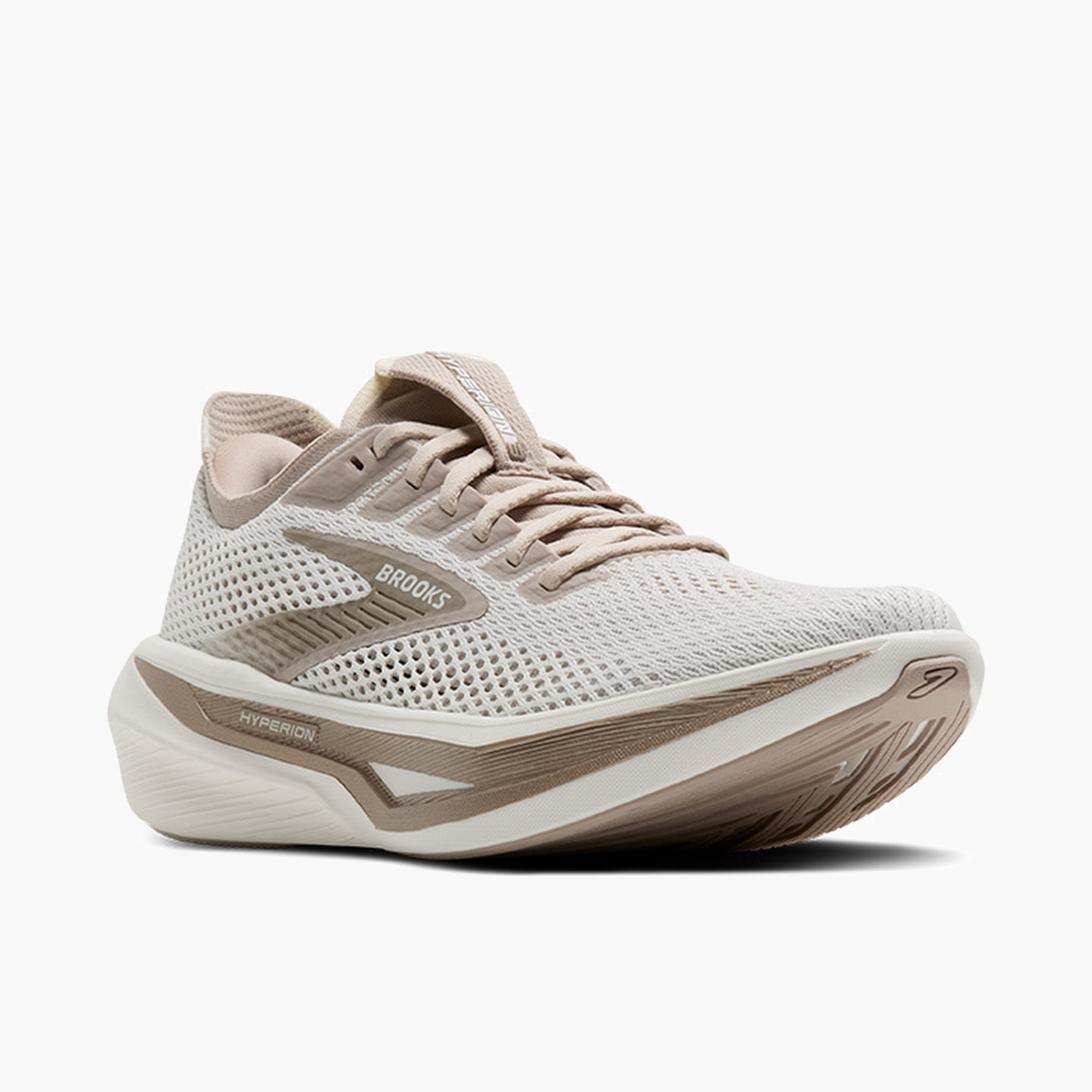 3/4 angle shot of Women's Hyperion 3 in Coconut / Bronze / Mushroom
