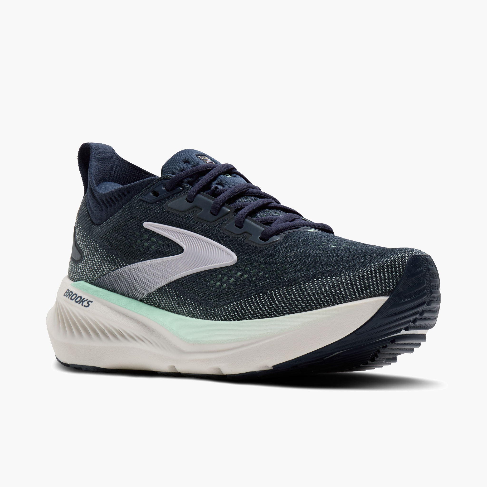 3/4 angle shot of Women's Glycerin 23 in Spellbound / Yucca / Pink