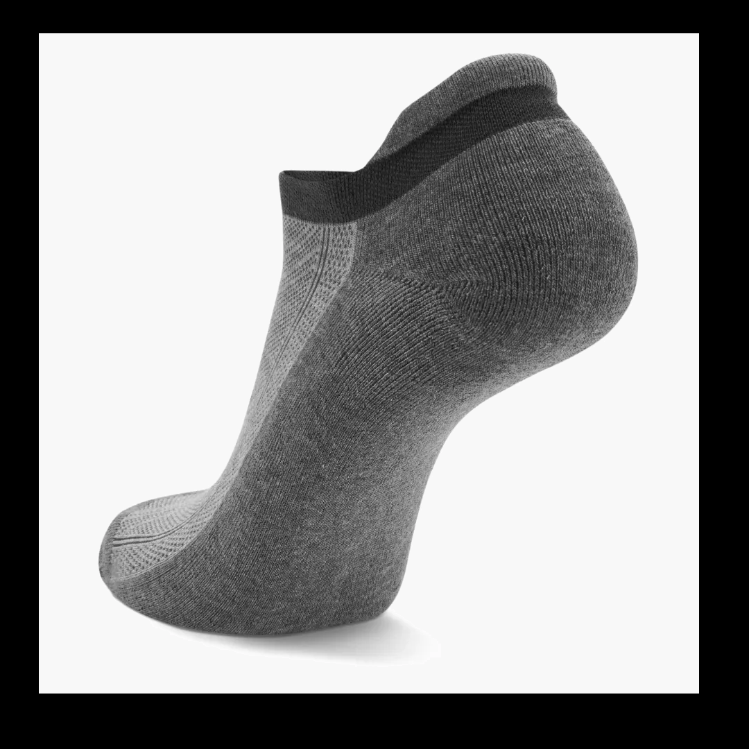 Hidden Comfort No Show Socks in Charcoal - 3