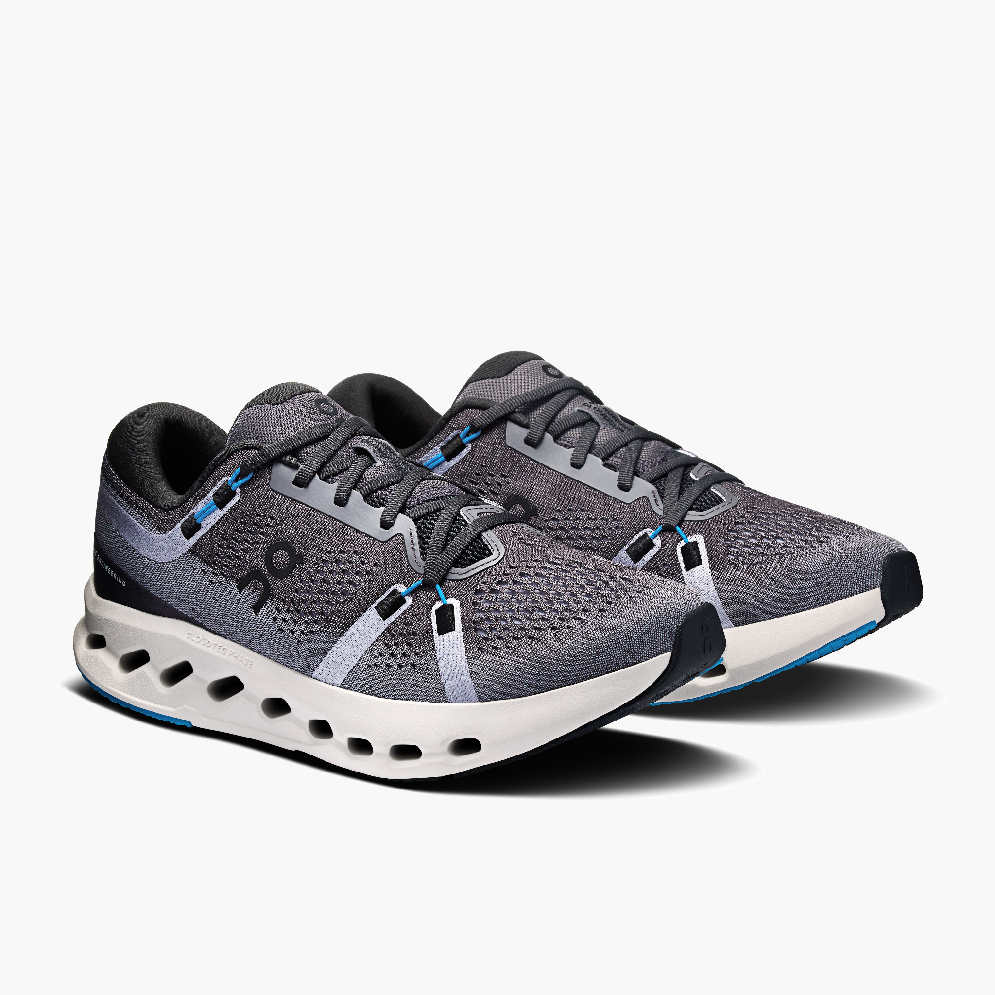 3/4 angle shot of Men's Cloudsurfer 2 in Black / Malibu